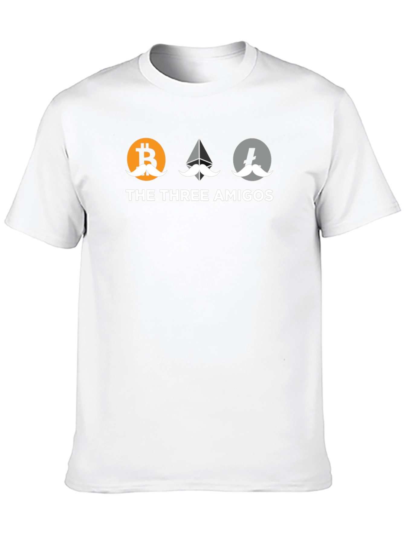 Bitcoin Etherium Litecoin Three Amigos T-Shirt