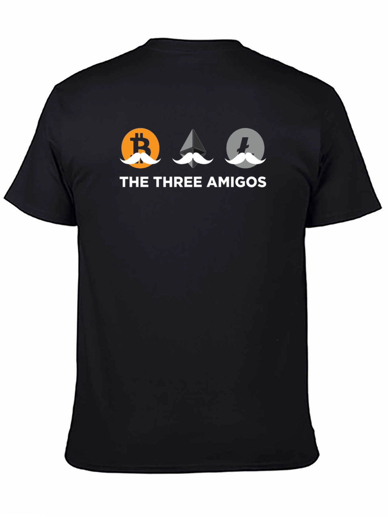 Bitcoin Etherium Litecoin Three Amigos T-Shirt