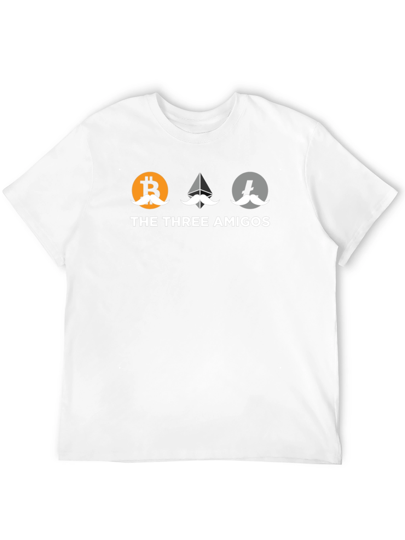 Bitcoin Etherium Litecoin Three Amigos T-Shirt