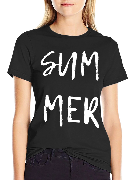 Summer Graphic Tee - Mens Black T-Shirt