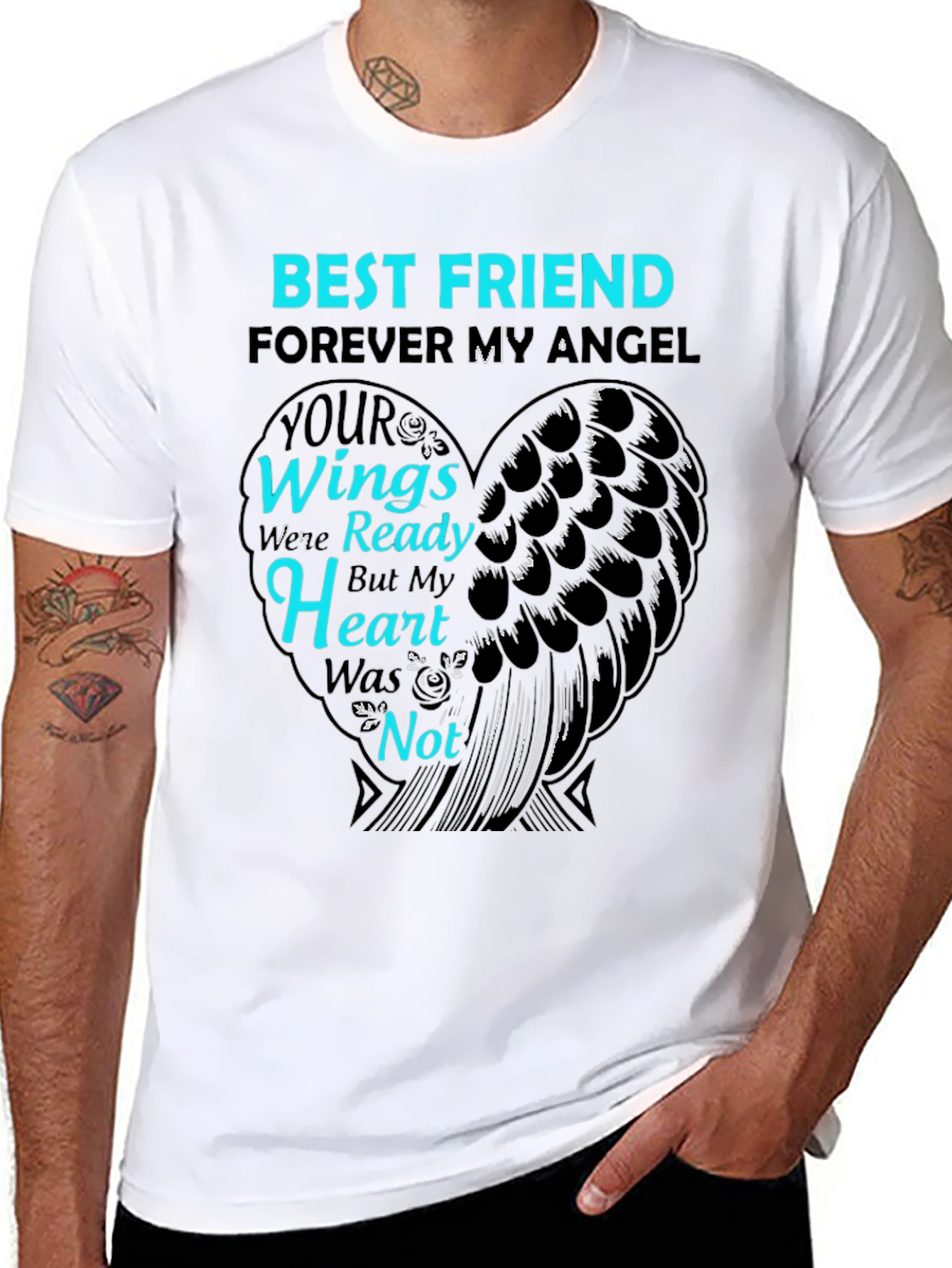 Best Friend Forever My Angel Graphic Tee
