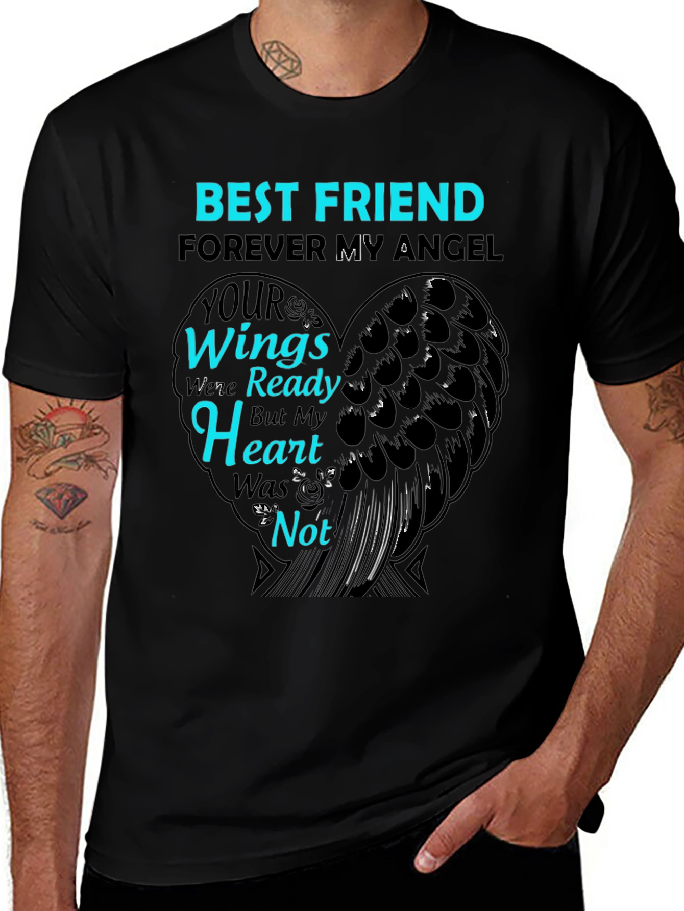 Best Friend Forever My Angel Graphic Tee
