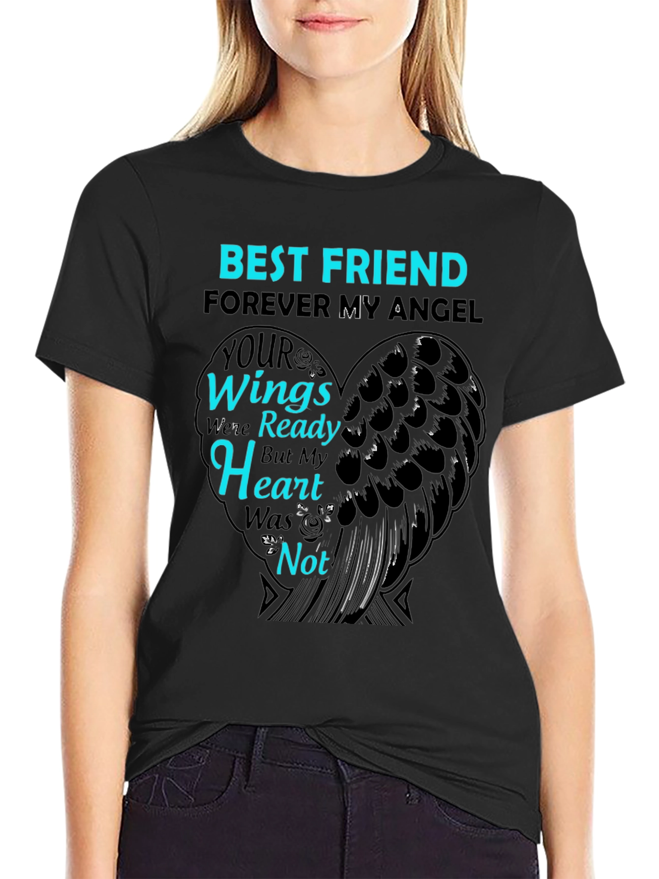 Best Friend Forever My Angel Graphic Tee