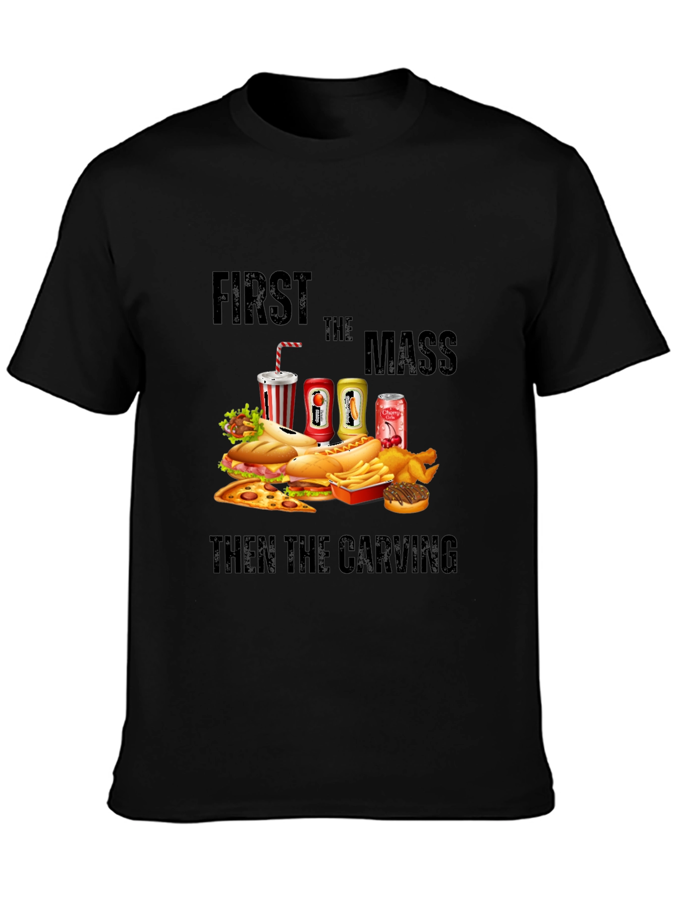 First the Mass Then the Carving Graphic Tee