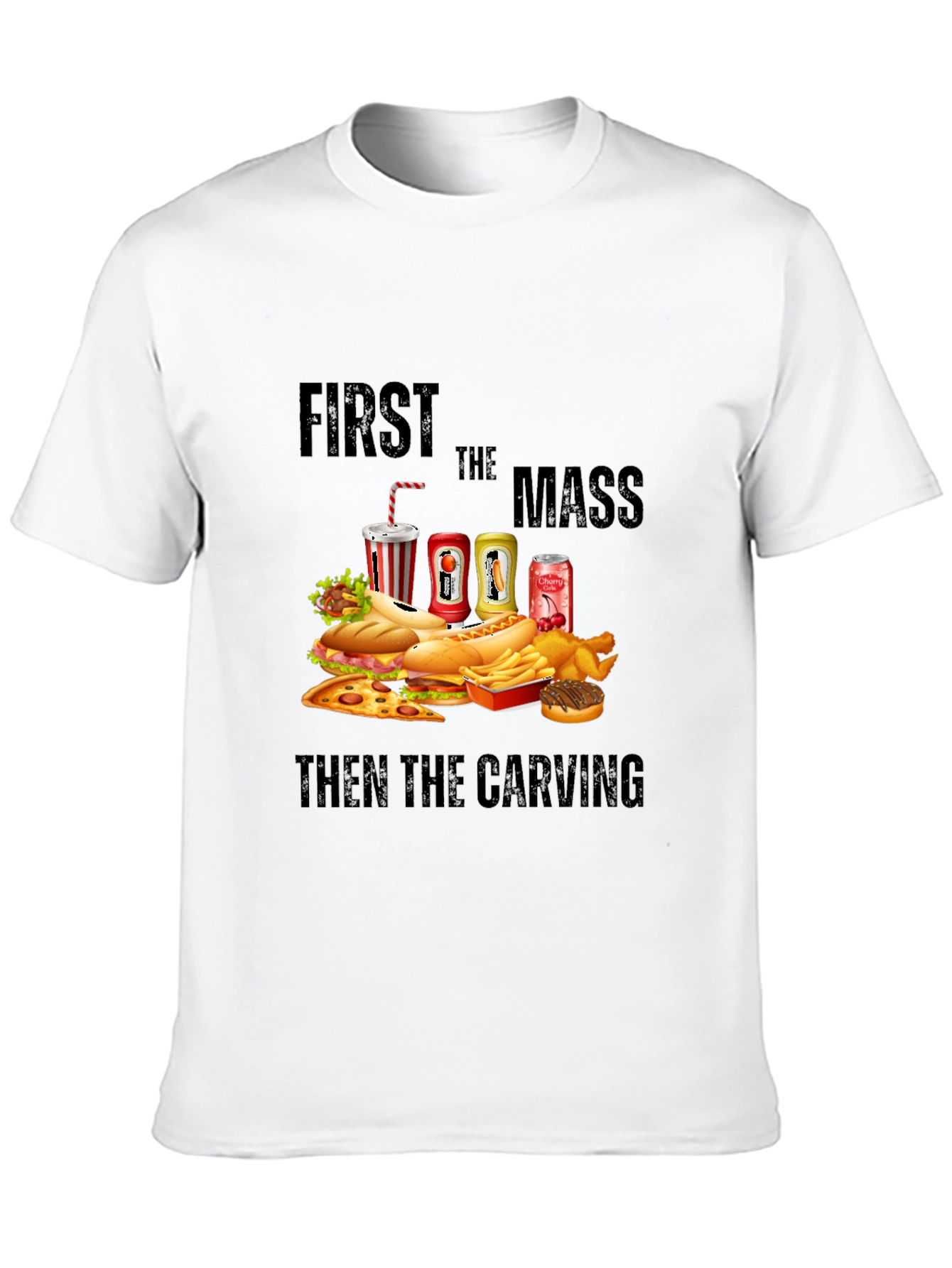 First the Mass Then the Carving Graphic Tee