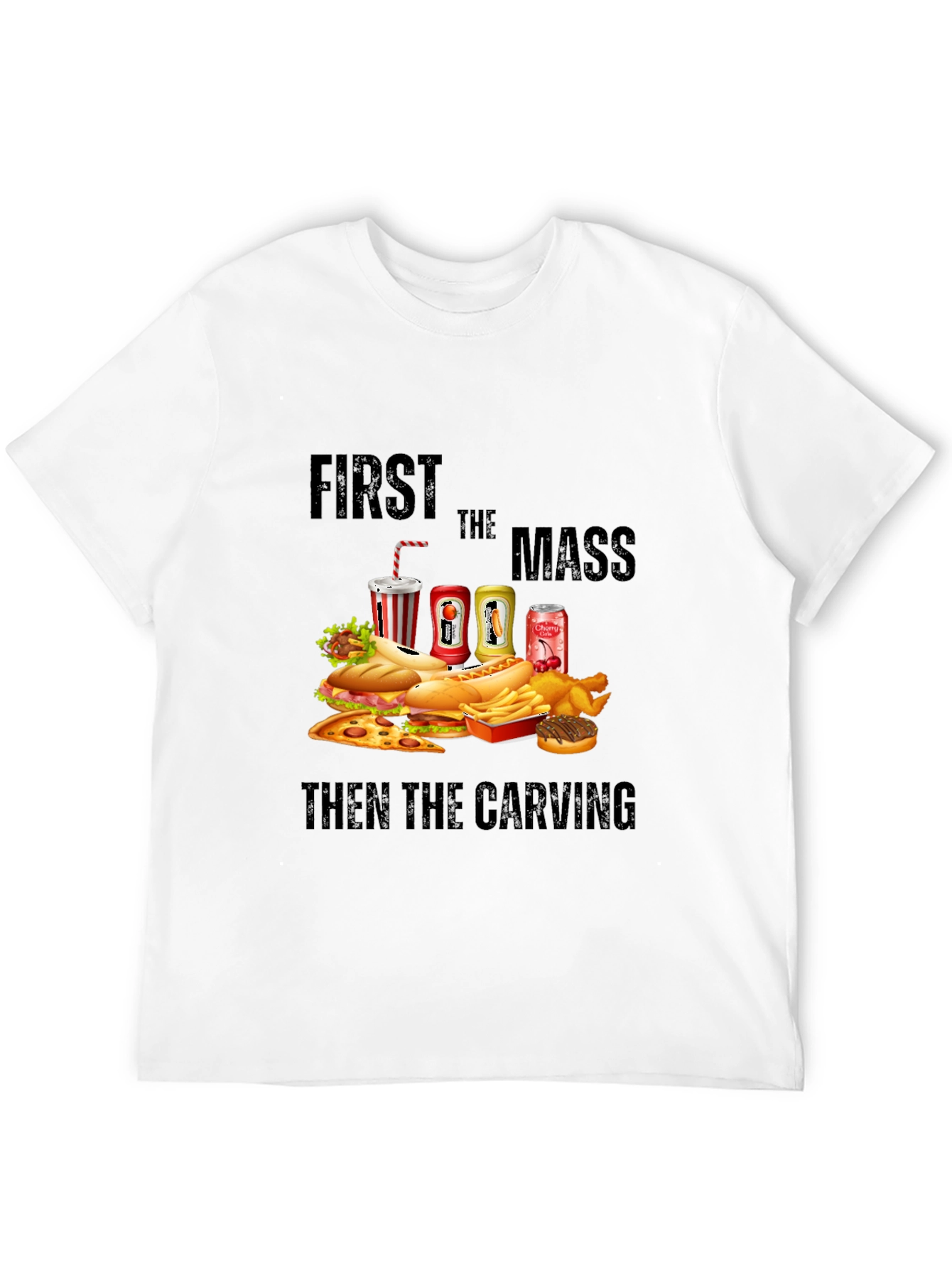 First the Mass Then the Carving Graphic Tee