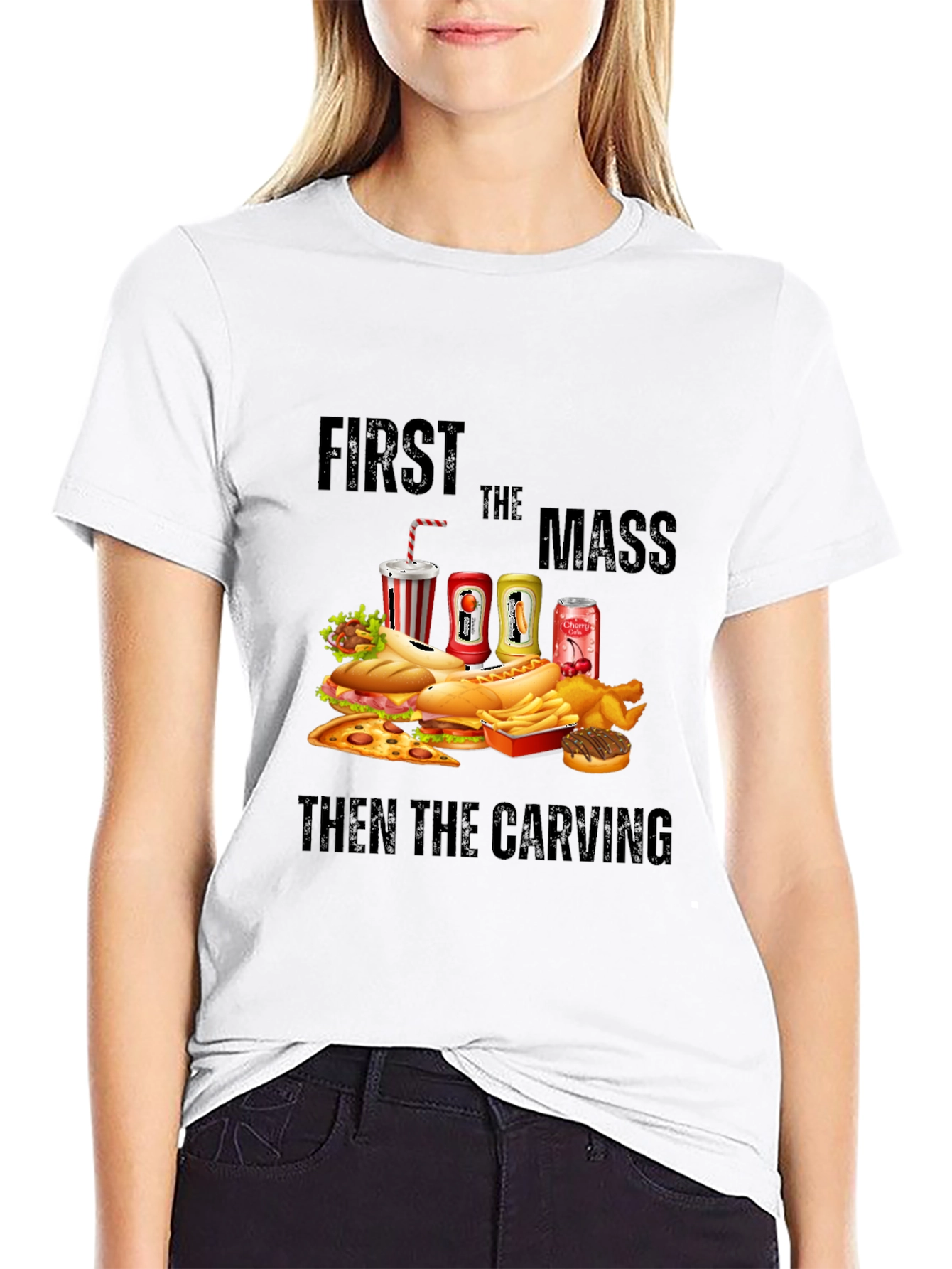 First the Mass Then the Carving Graphic Tee