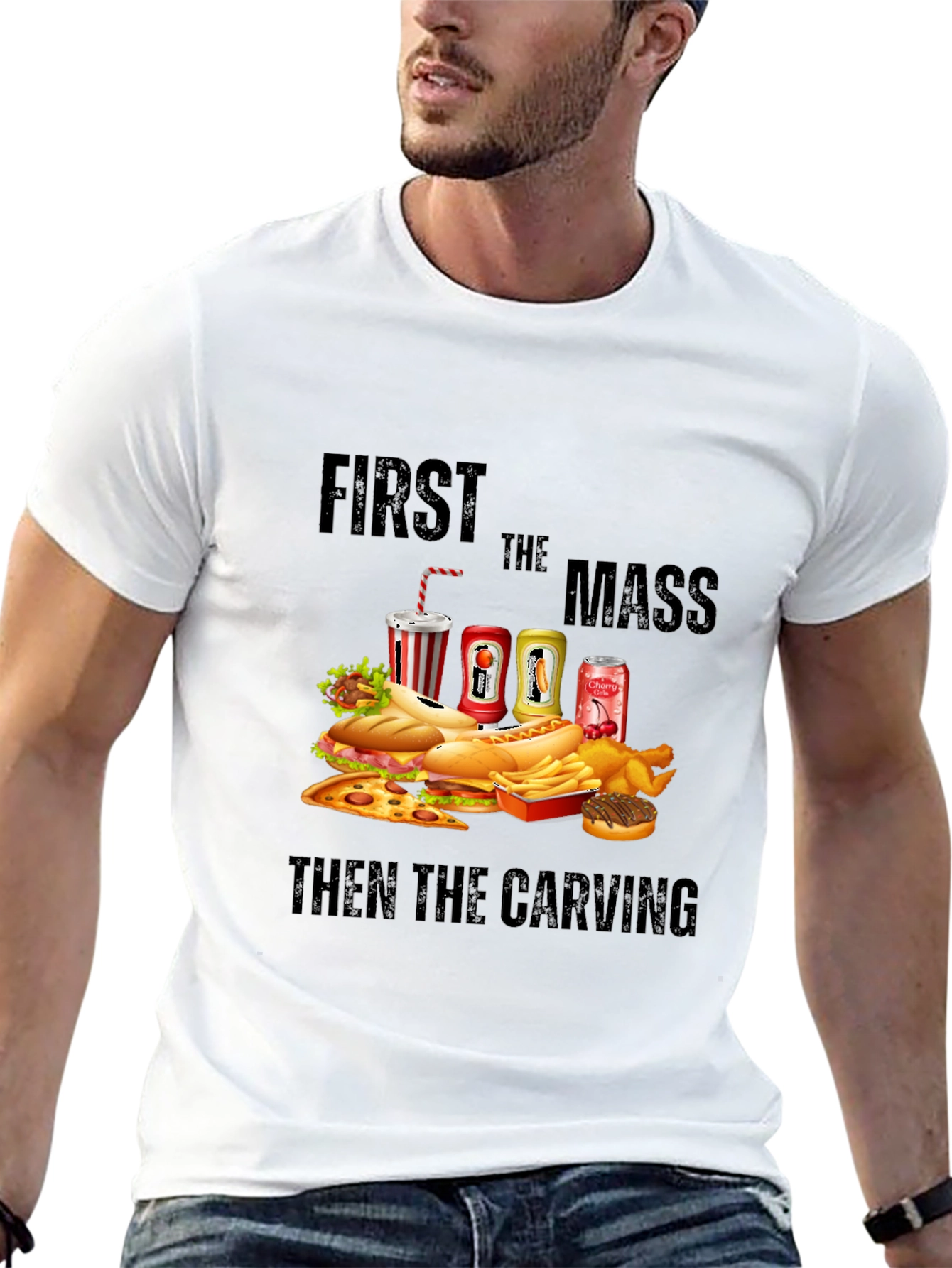 First the Mass Then the Carving Graphic Tee