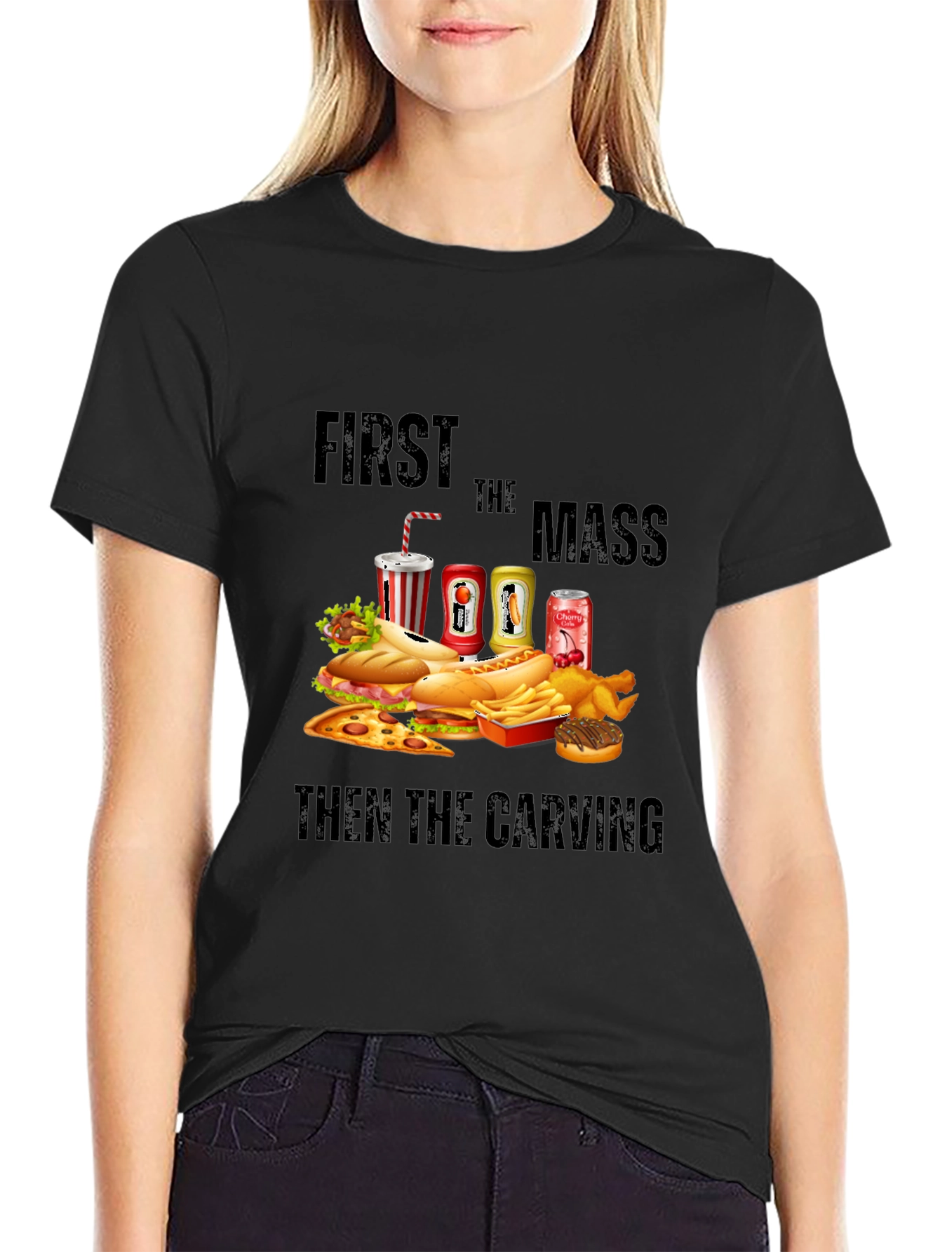 First the Mass Then the Carving Graphic Tee