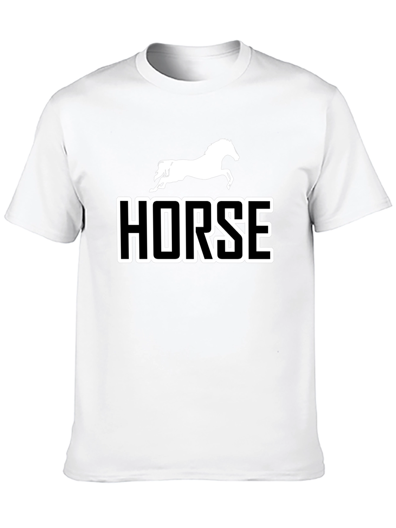 Horse Graphic Black T-Shirt