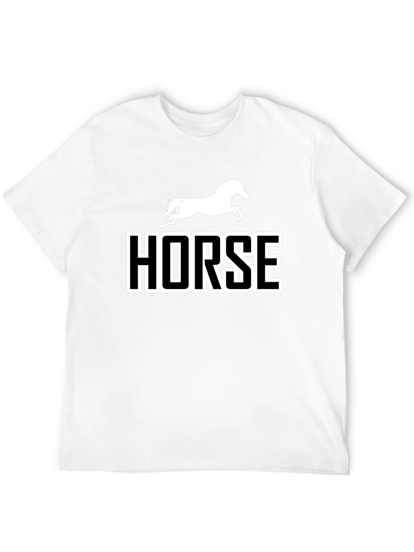 Horse Graphic Black T-Shirt