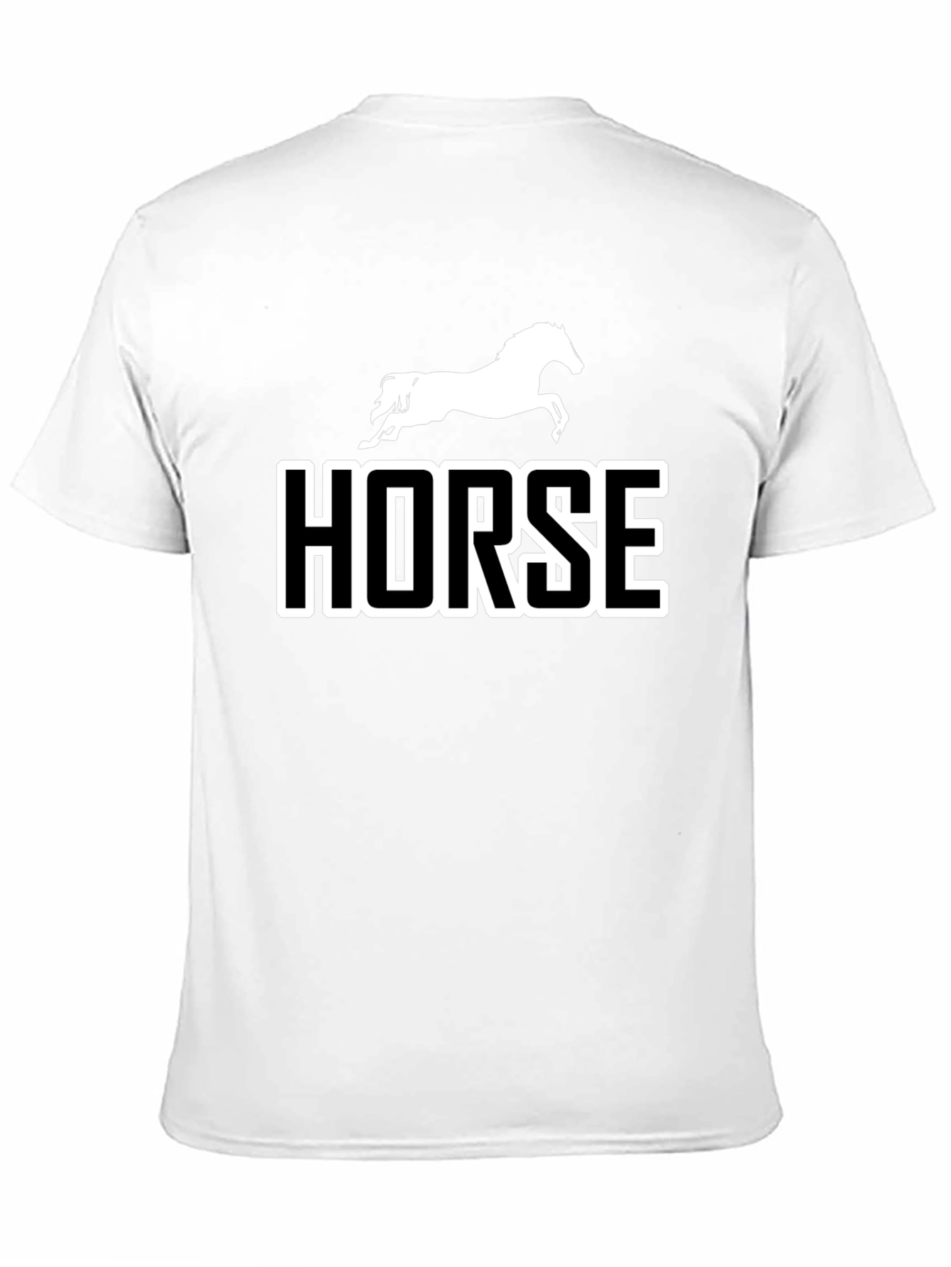 Horse Graphic Black T-Shirt