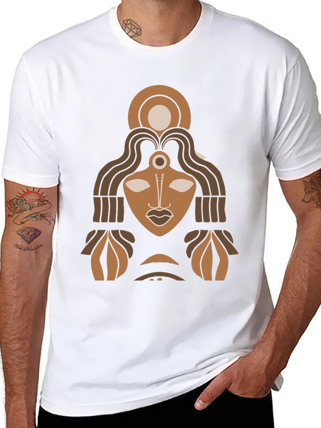 Tribal Art Graphic T-Shirt
