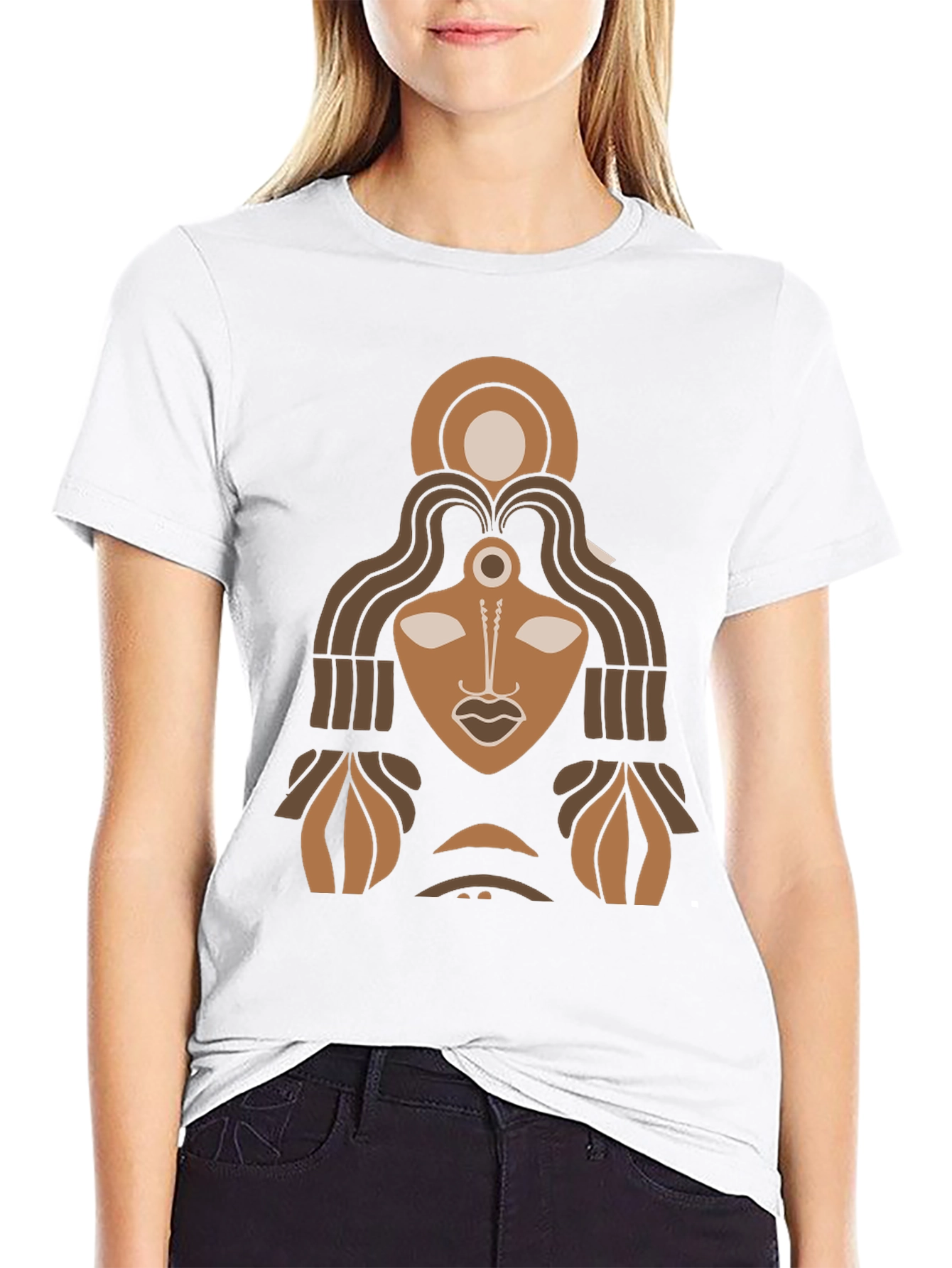 Tribal Art Graphic T-Shirt