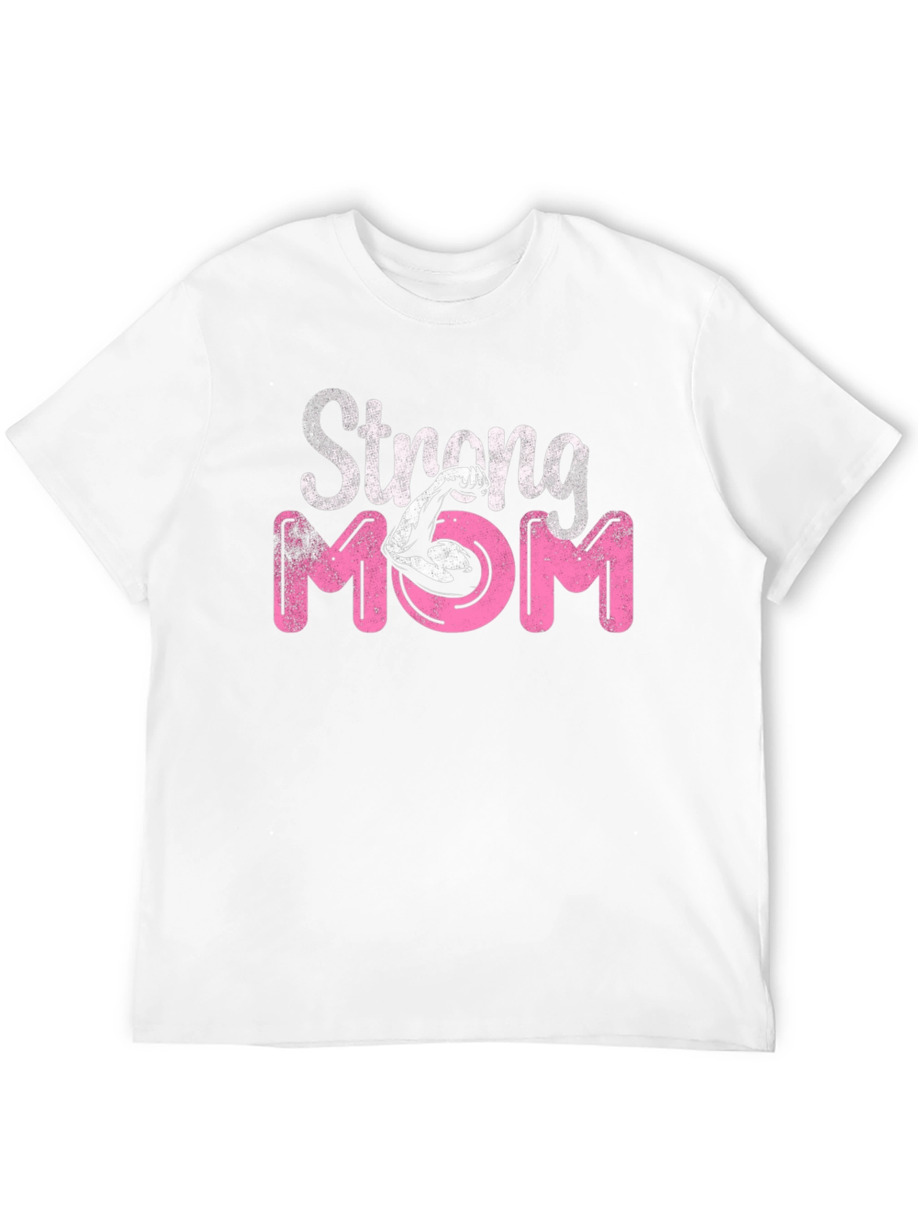 Strong Mom Graphic Tee - Black T-Shirt