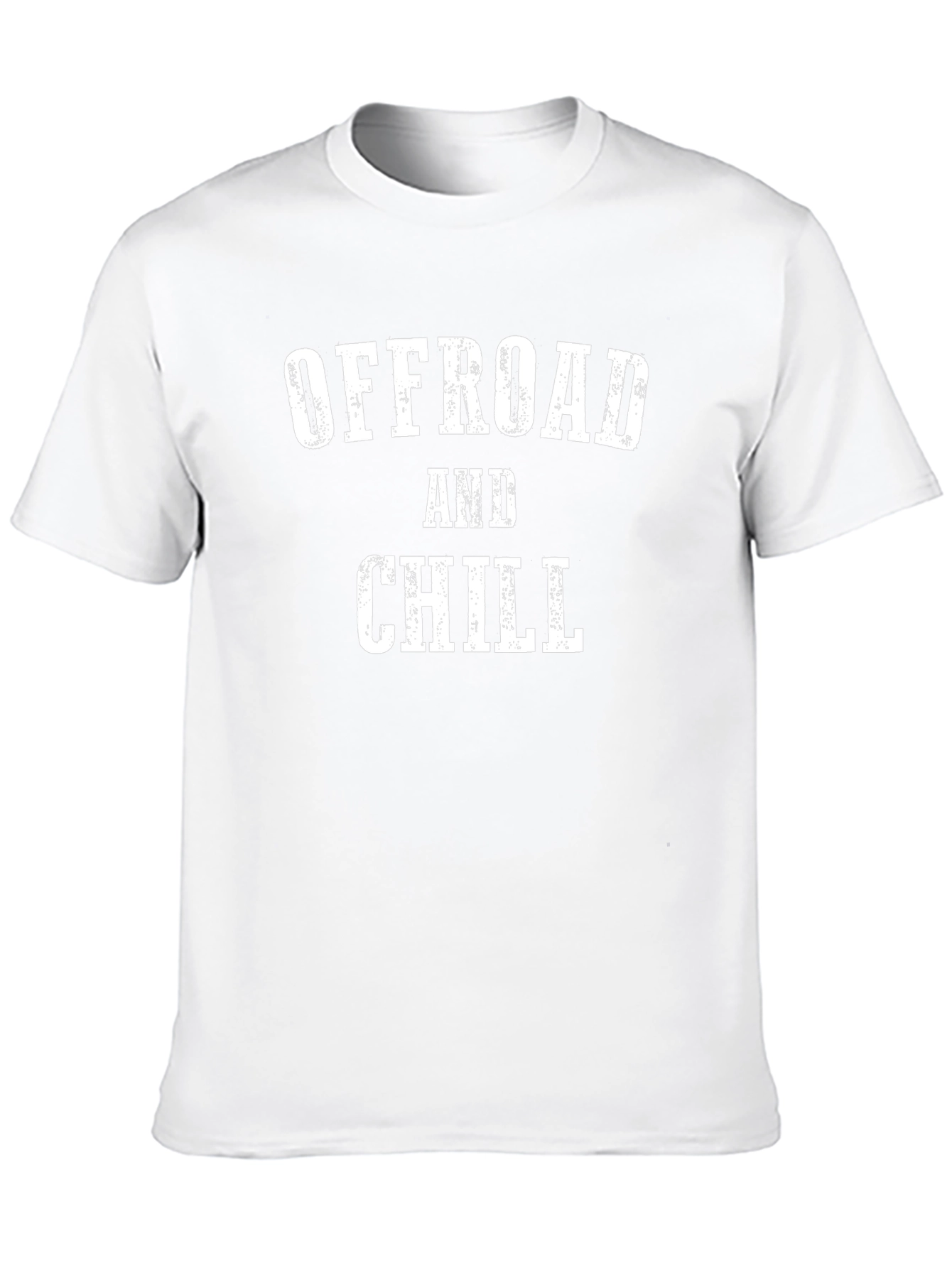 Offroad and Chill Graphic Tee - Black Cotton T-Shirt