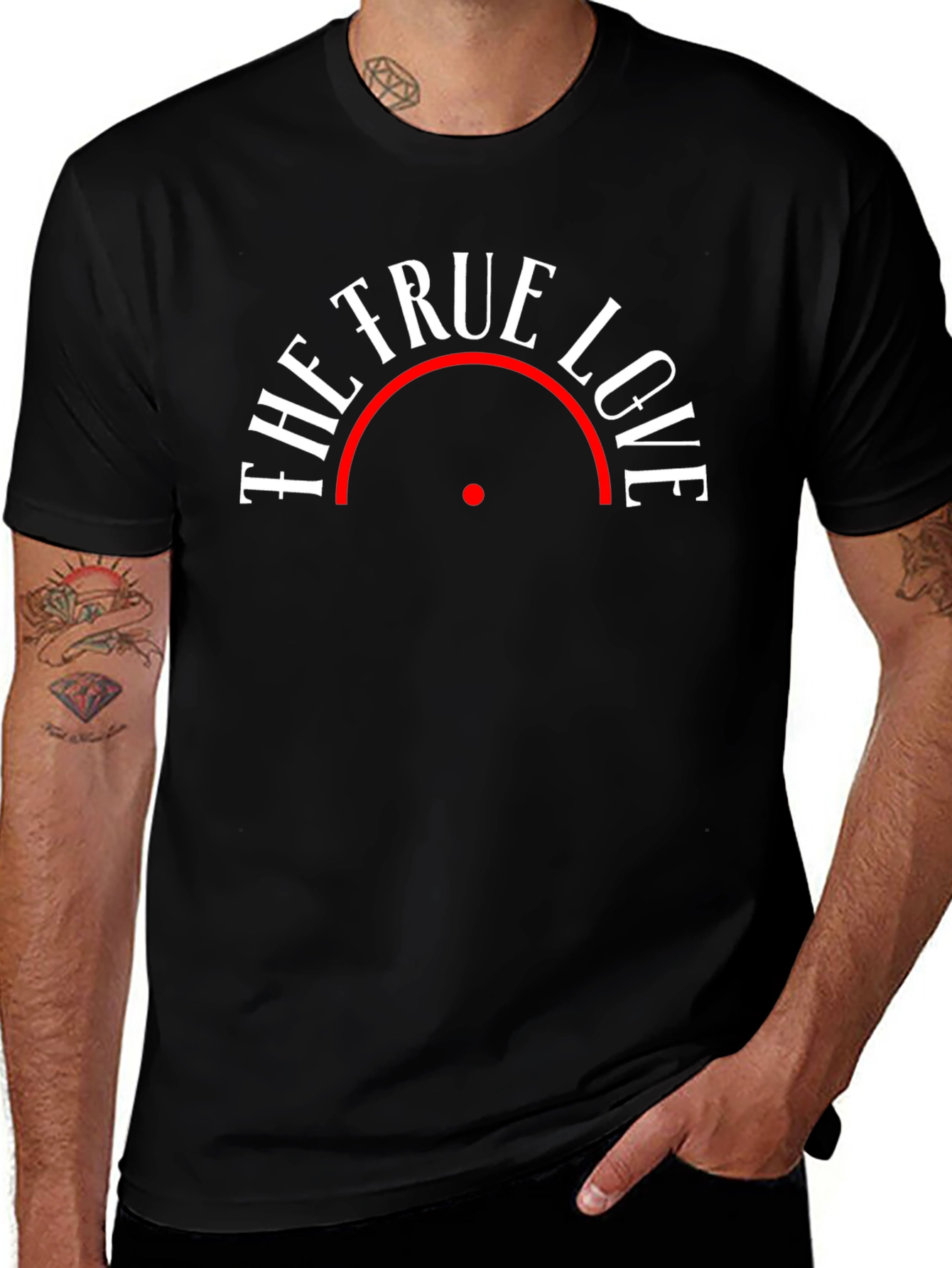 The True Love Graphic Tee - Black