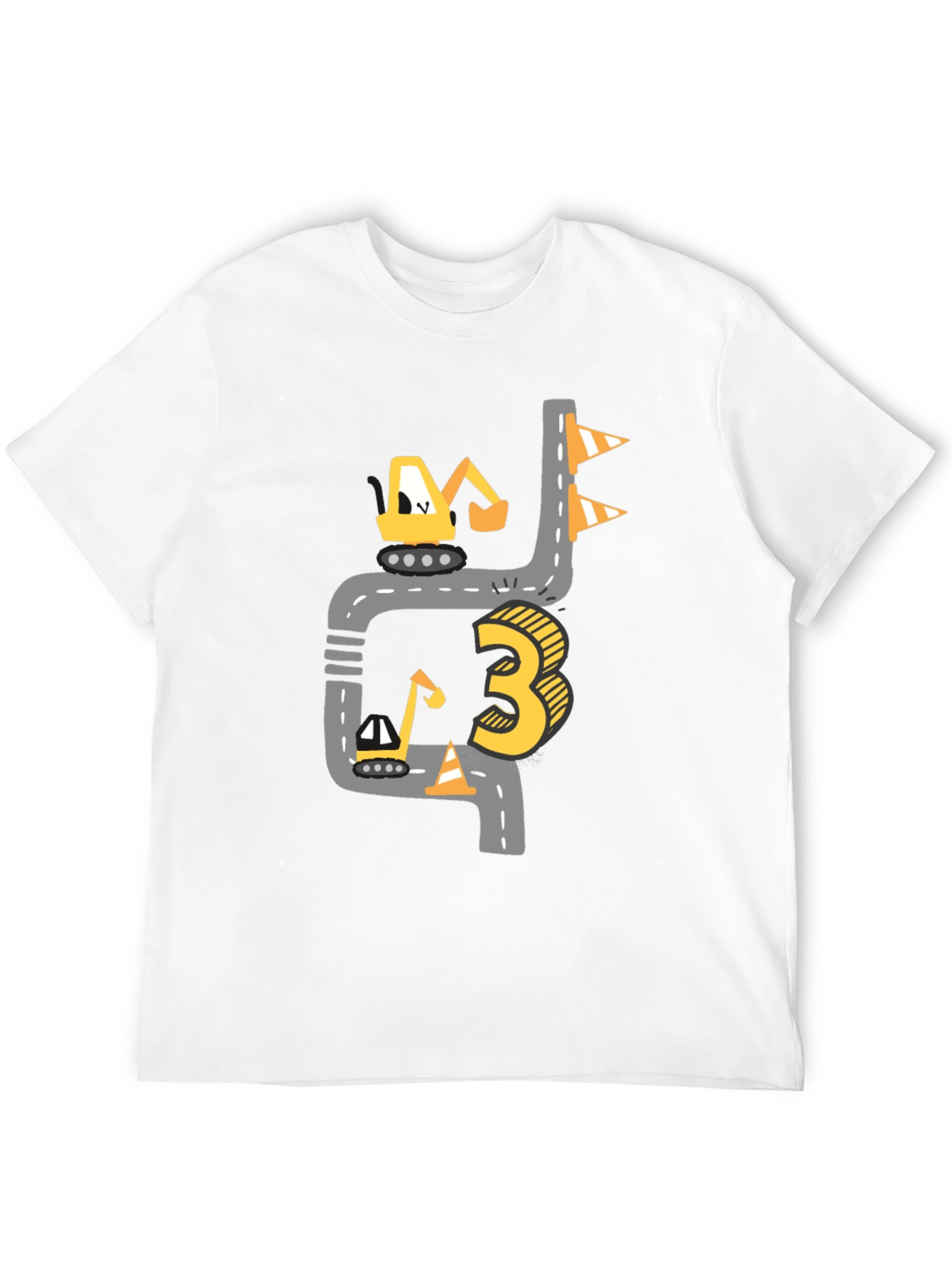 Construction 3rd Birthday Boy T-Shirt