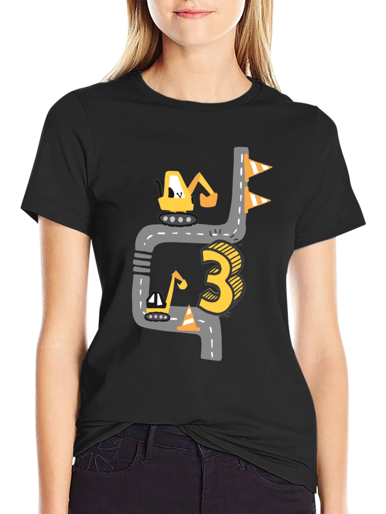 Construction 3rd Birthday Boy T-Shirt