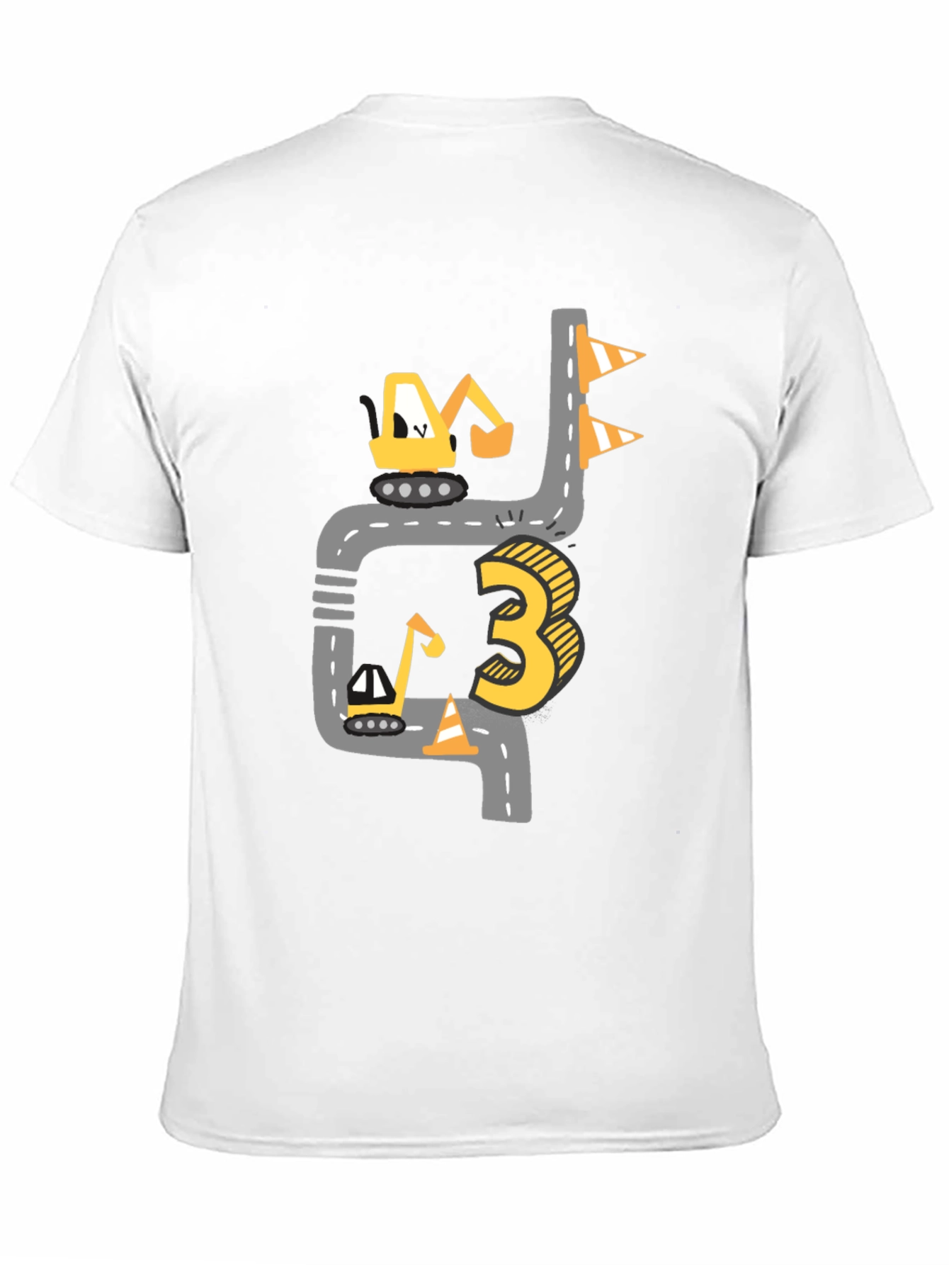 Construction 3rd Birthday Boy T-Shirt