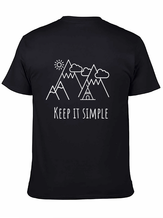 Keep It Simple Mountain Graphic Tee