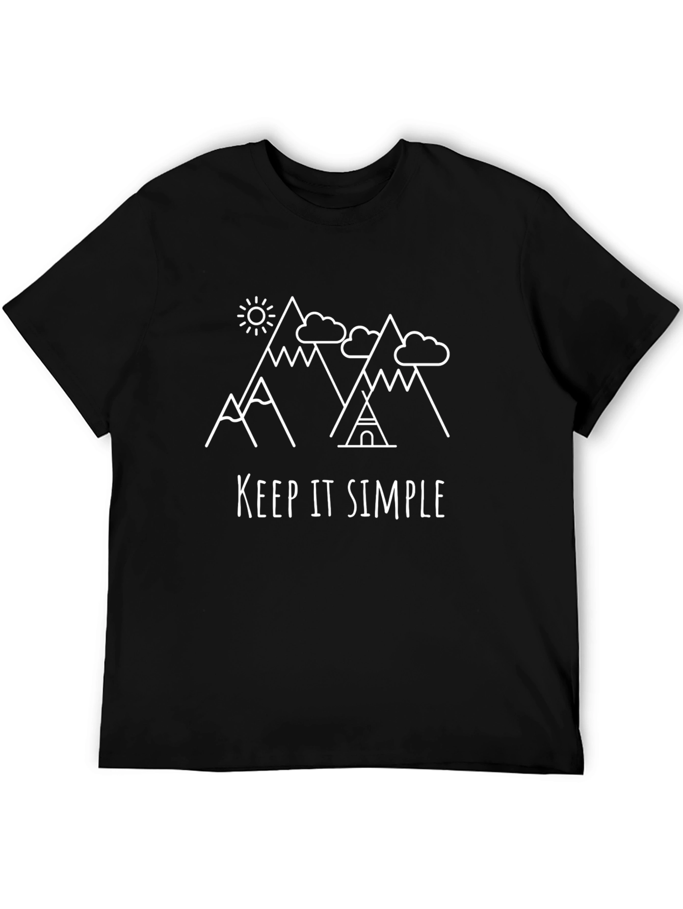Keep It Simple Mountain Graphic Tee
