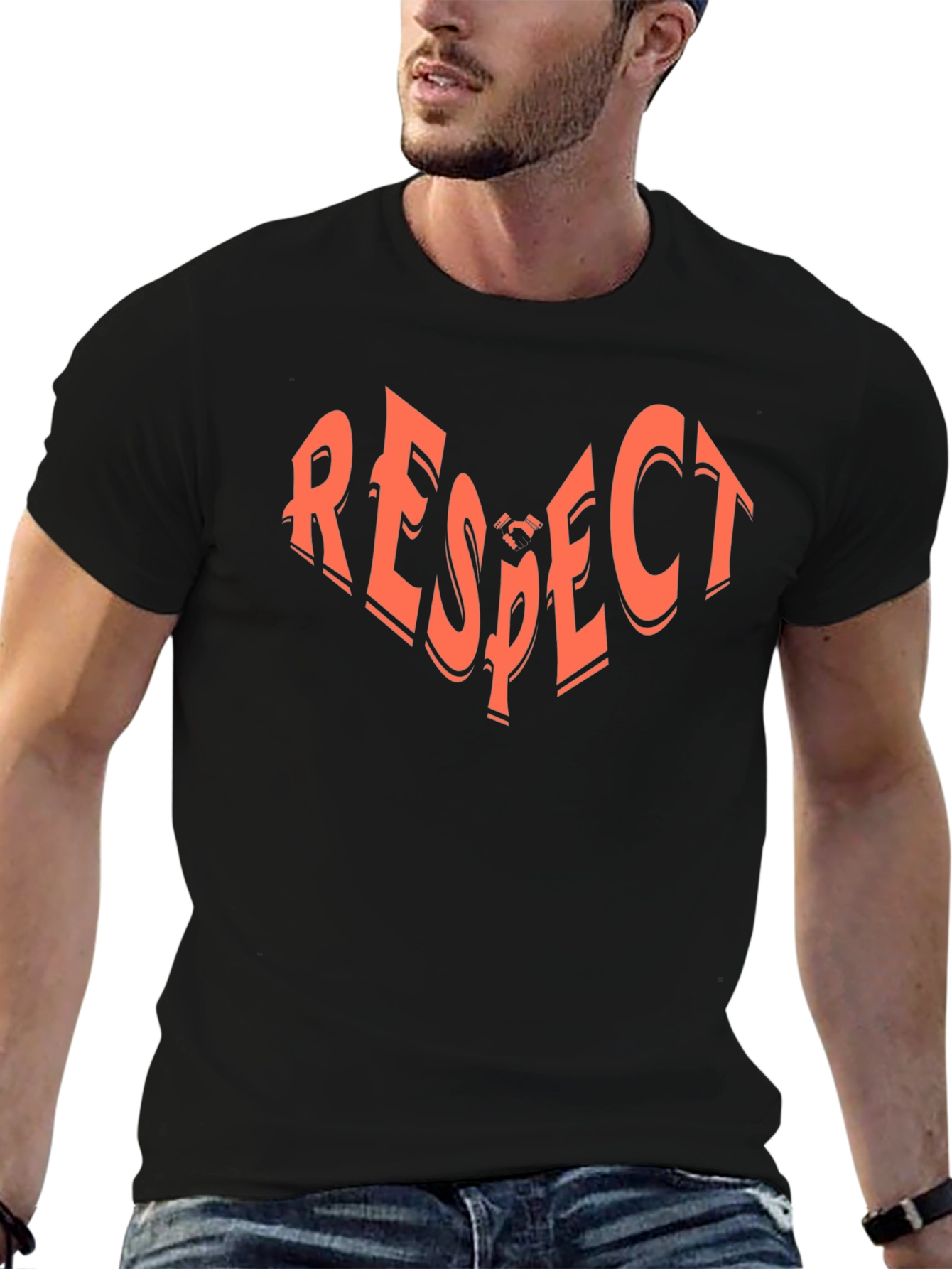Respect Graphic T-Shirt - Casual Wear