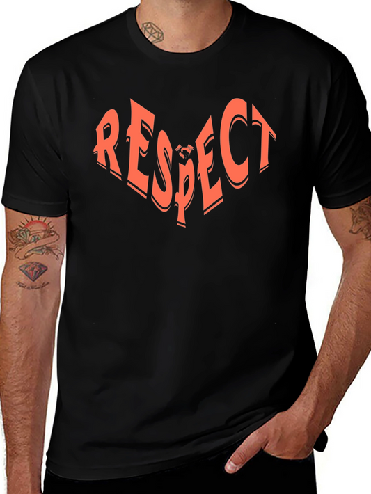 Respect Graphic T-Shirt - Casual Wear