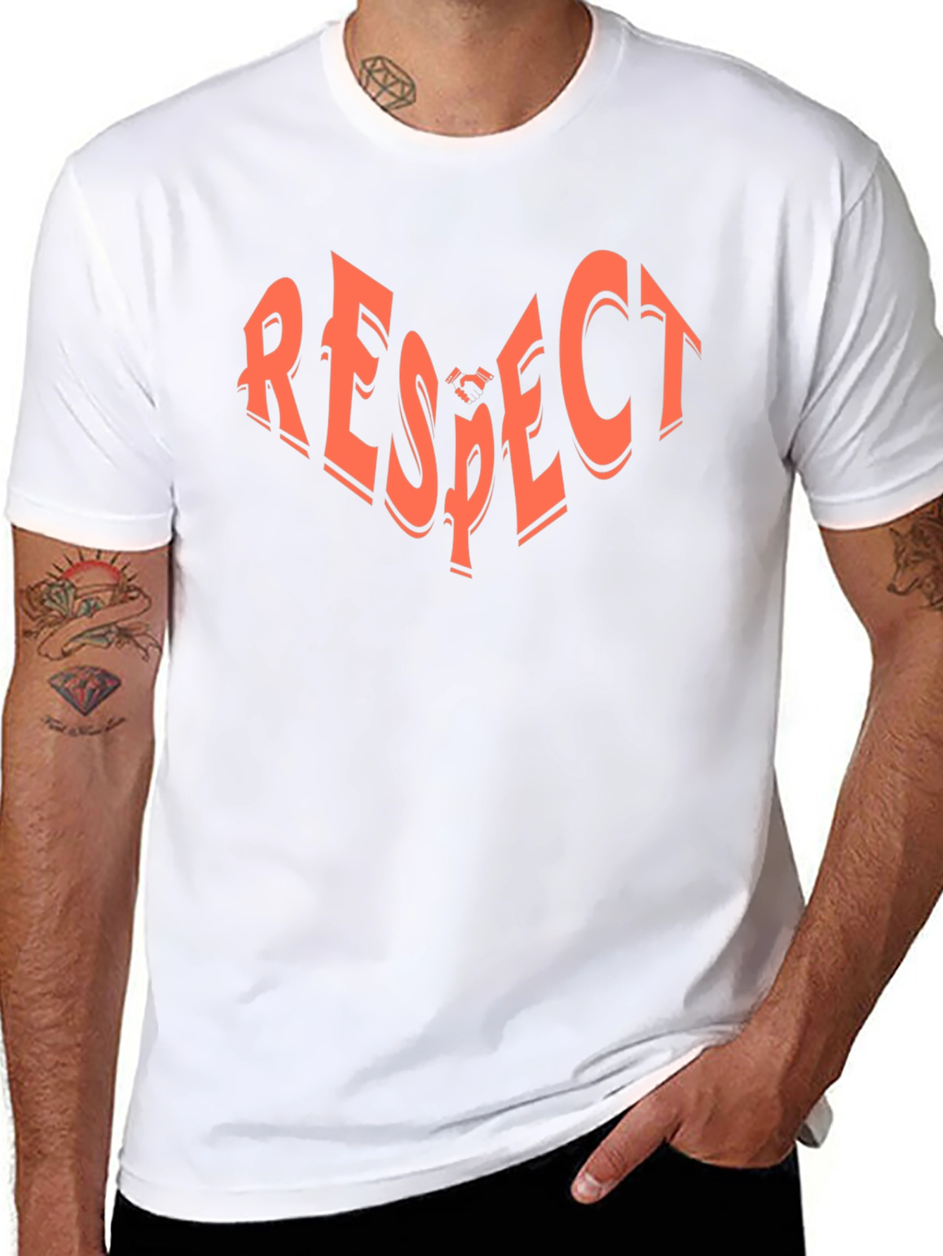 Respect Graphic T-Shirt - Casual Wear