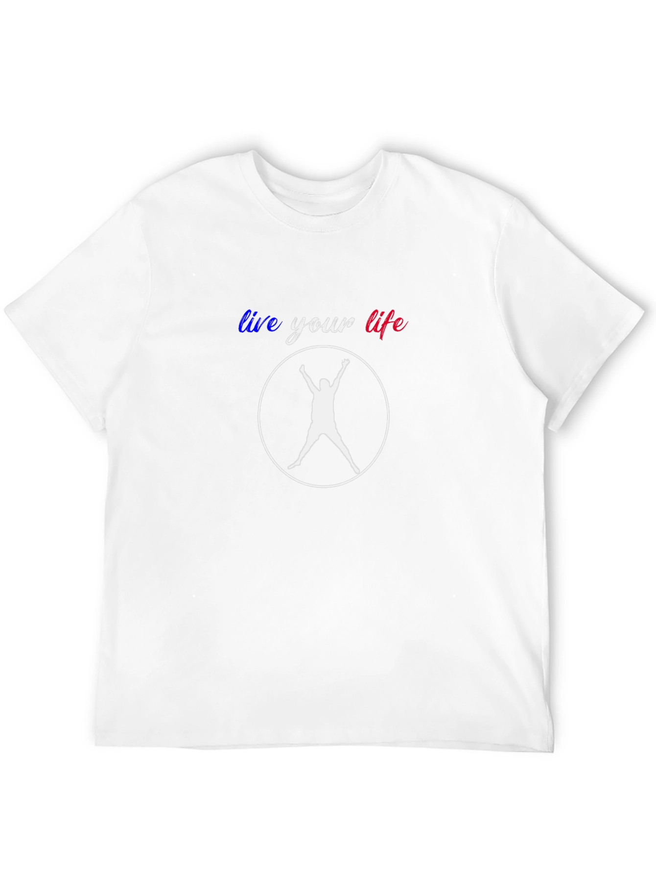 Live Your Life Graphic Tee - Black