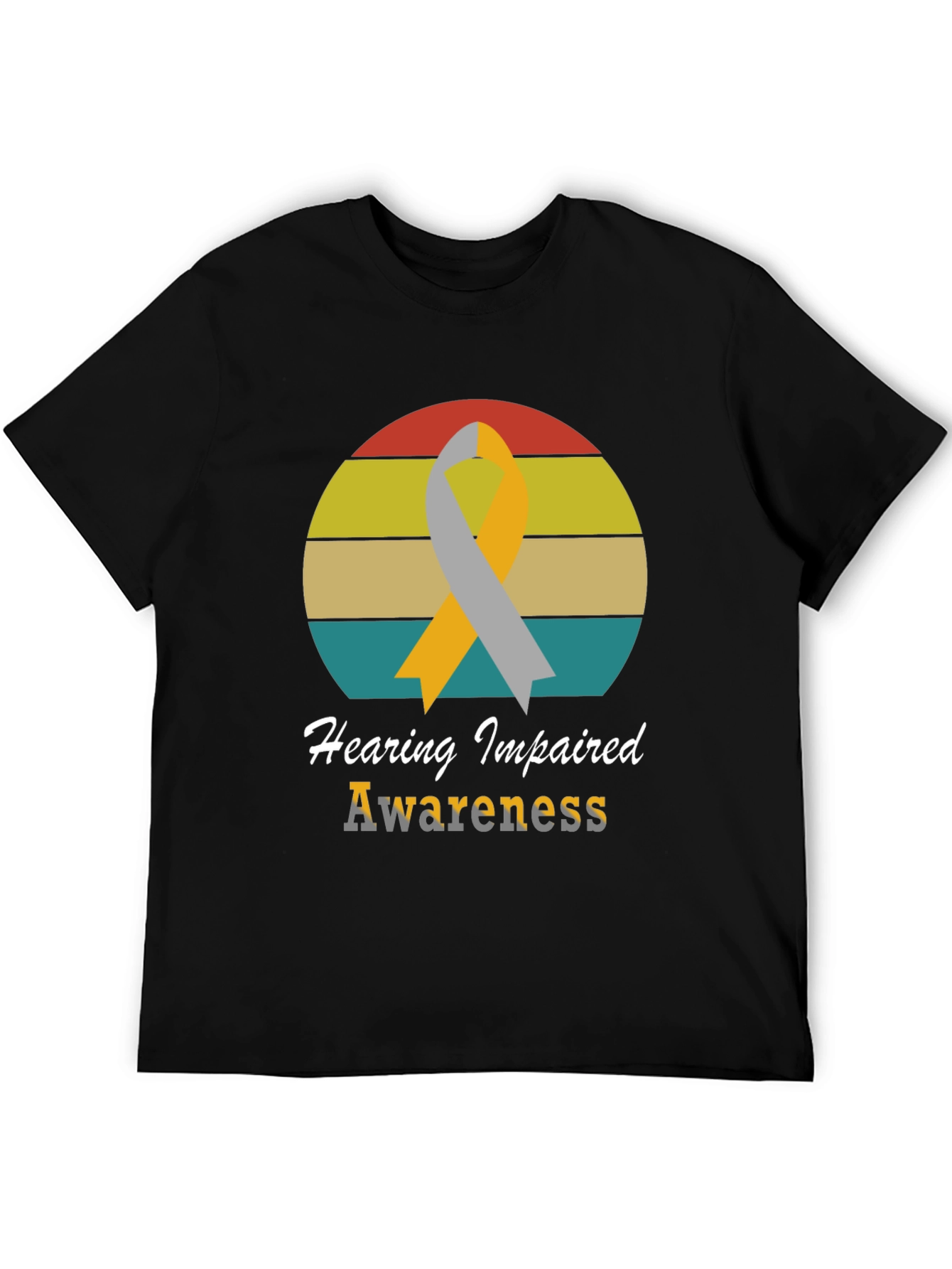 Hearing Impaired Awareness T-Shirt - Retro Style