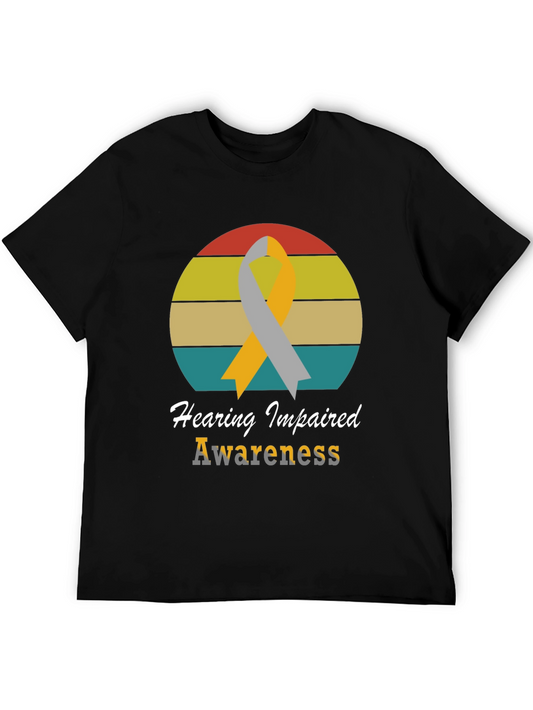 Hearing Impaired Awareness T-Shirt - Retro Style