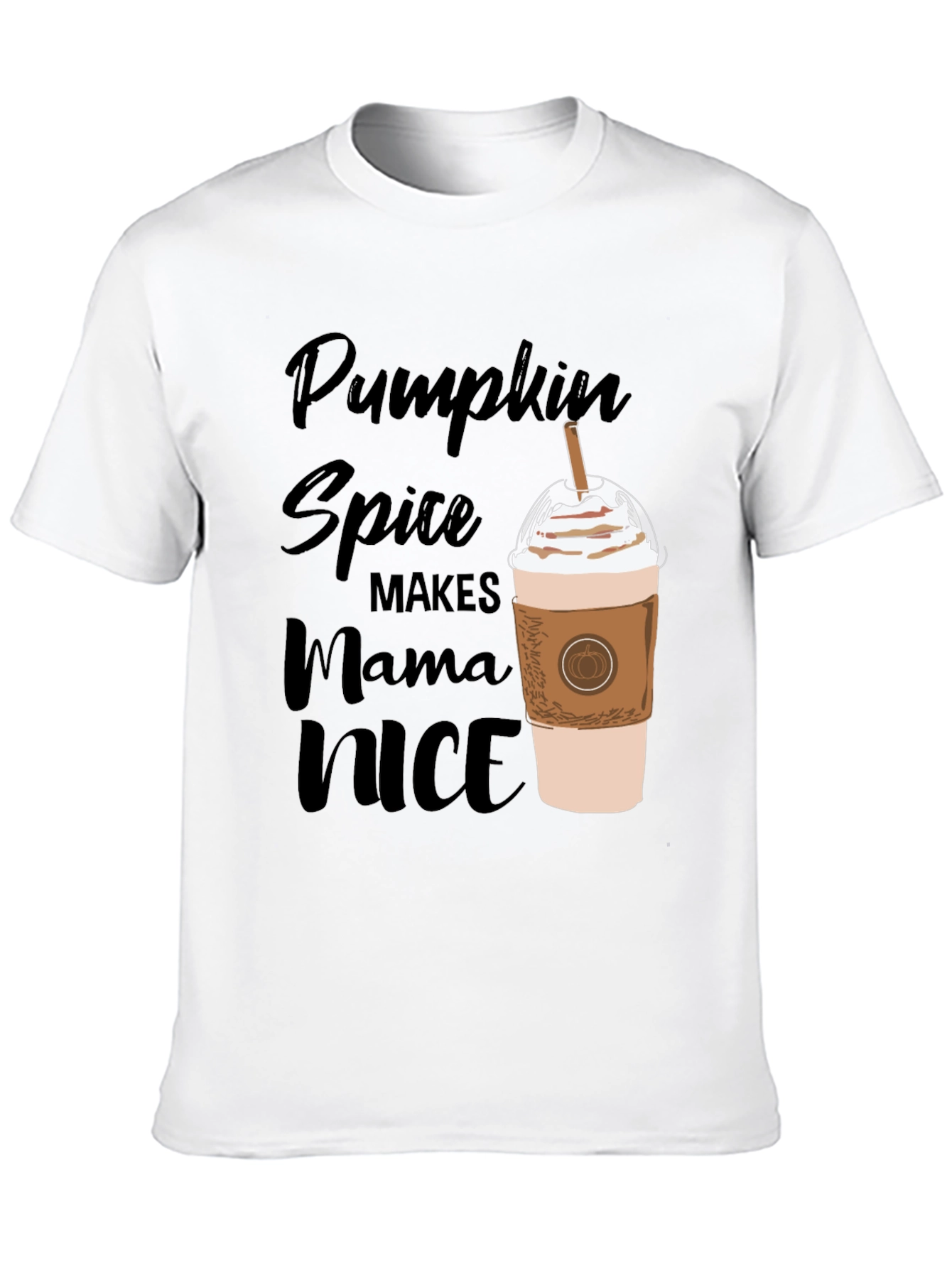 Pumpkin Spice Mama Nice Graphic T-Shirt
