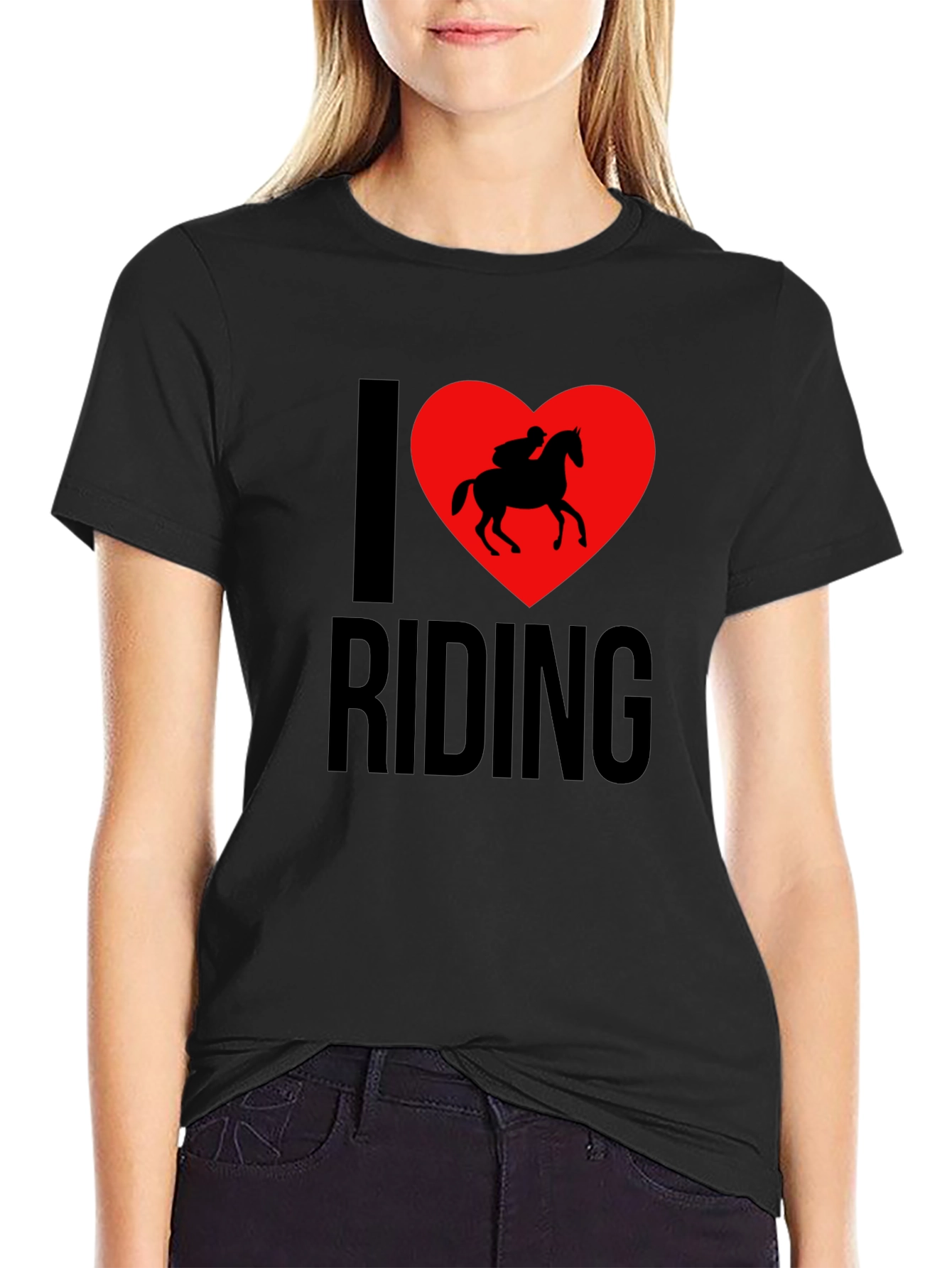 I Love Riding T-Shirt - Horseback Riding Tee
