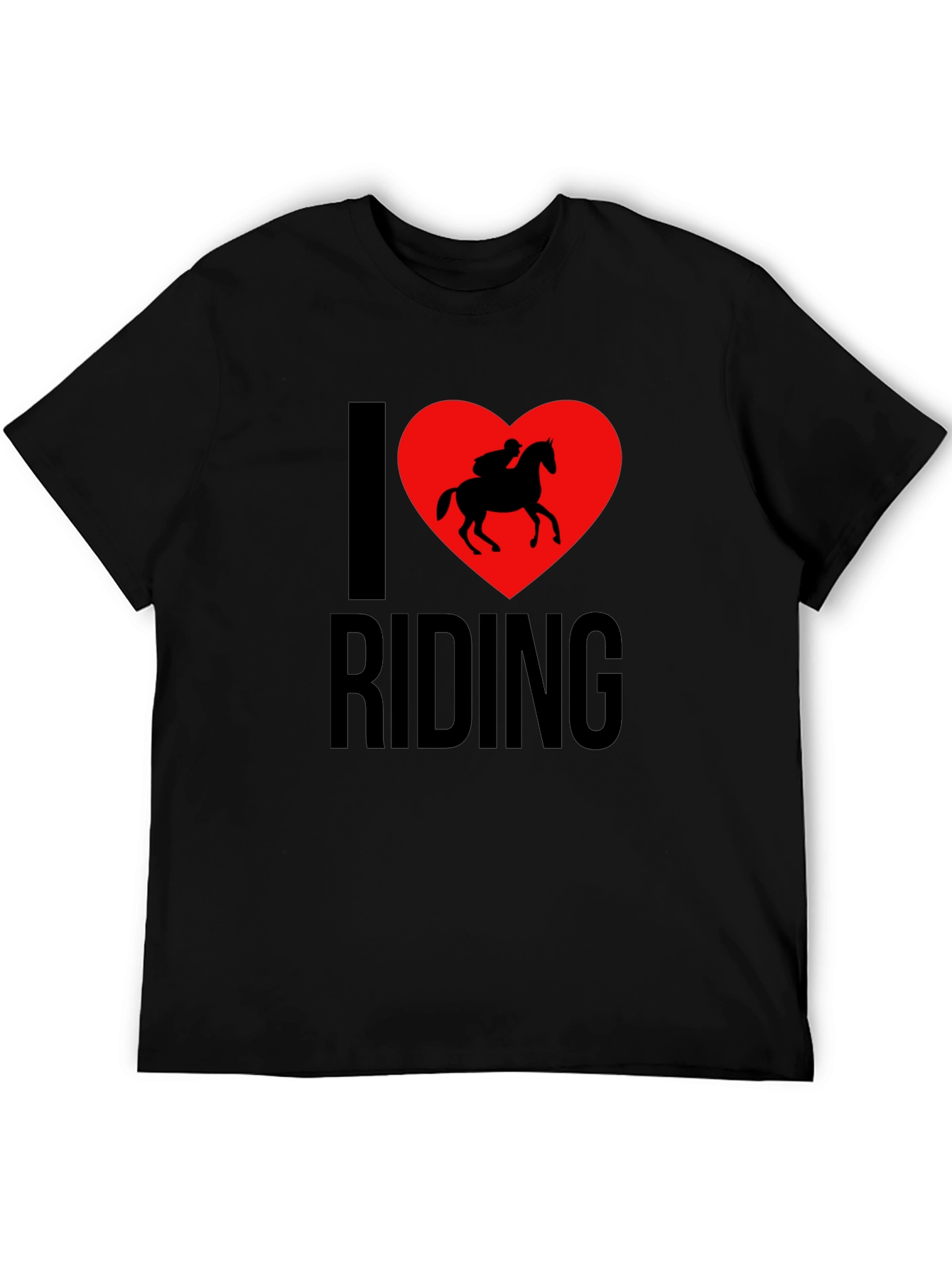 I Love Riding T-Shirt - Horseback Riding Tee