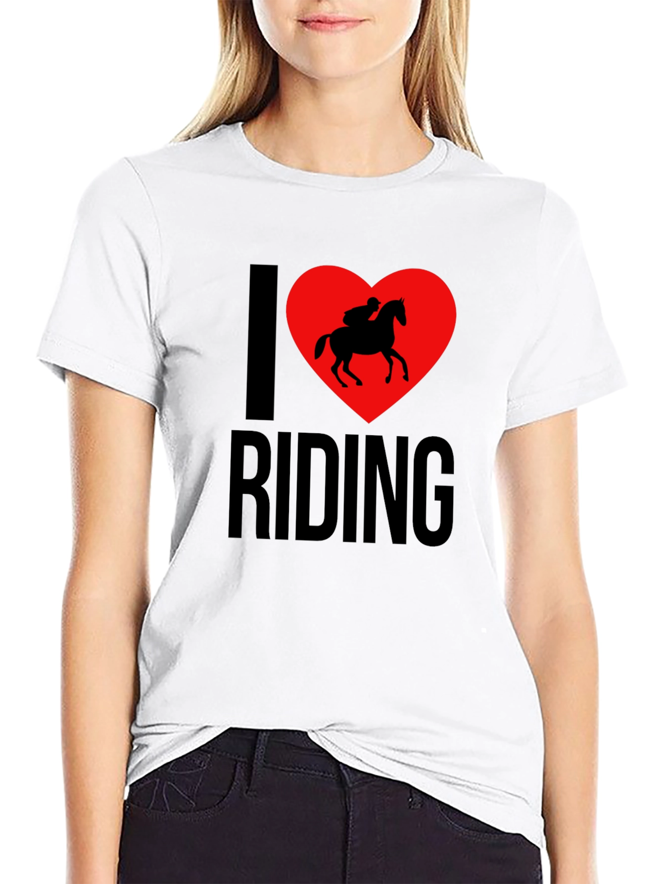 I Love Riding T-Shirt - Horseback Riding Tee