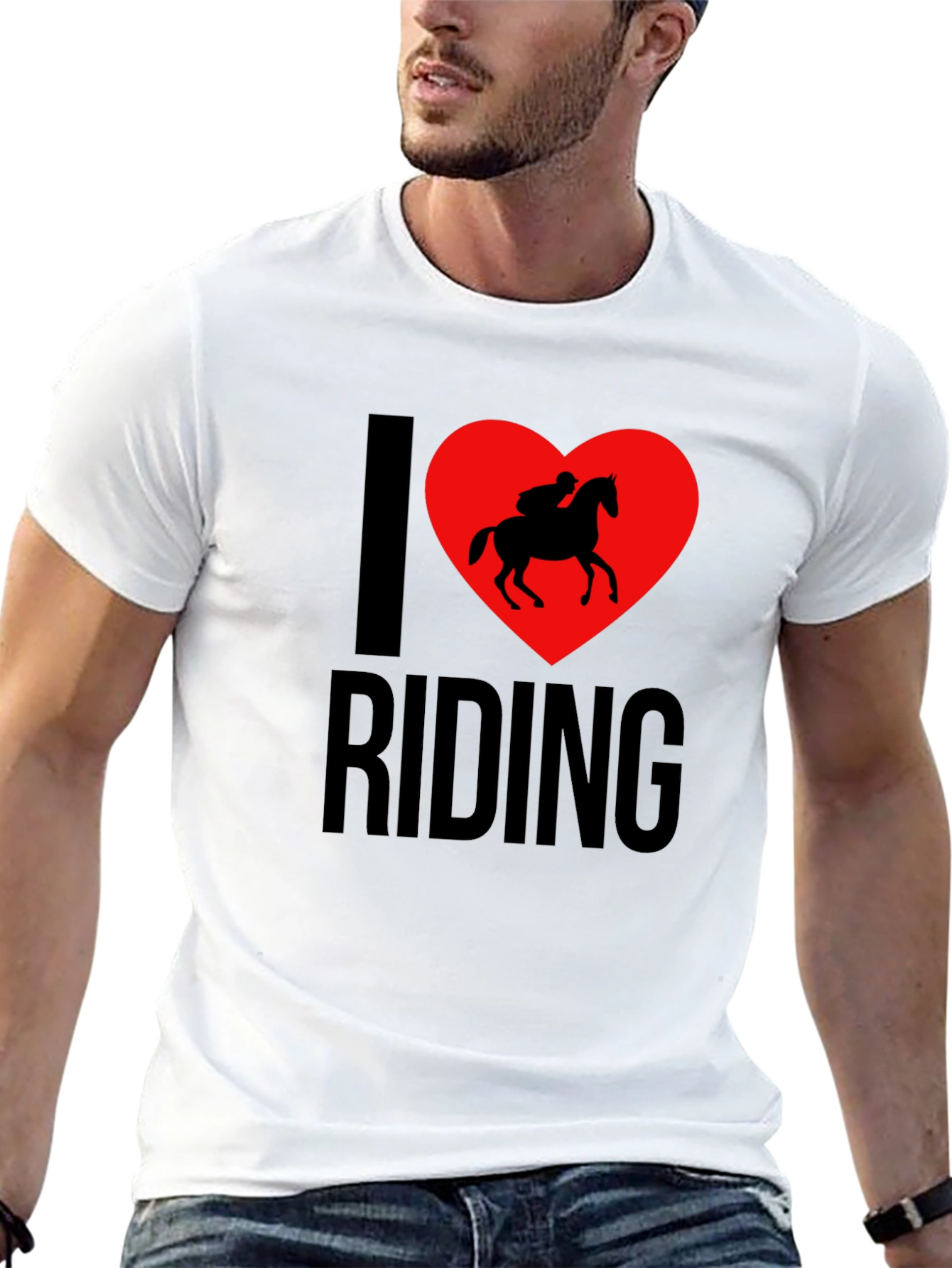 I Love Riding T-Shirt - Horseback Riding Tee