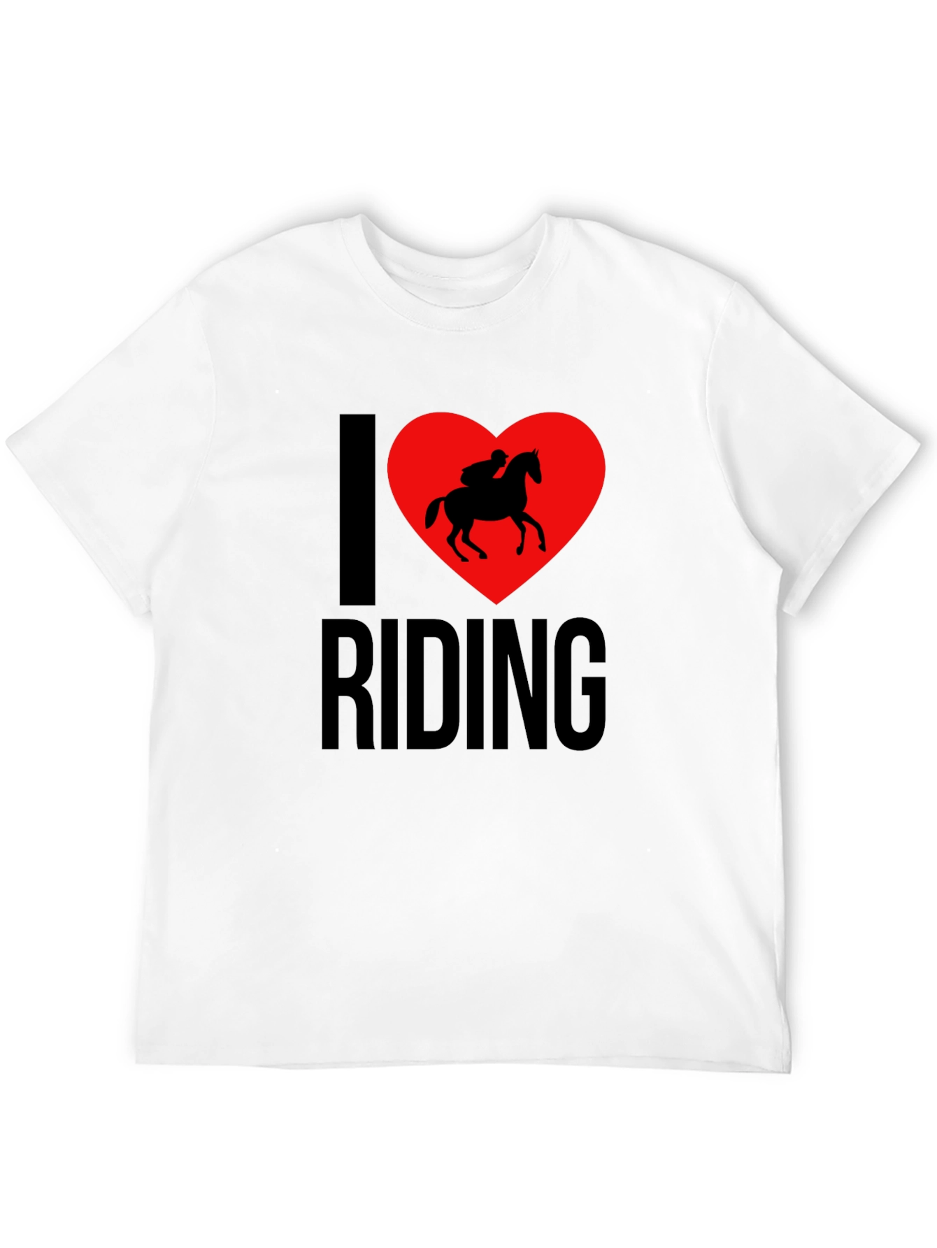 I Love Riding T-Shirt - Horseback Riding Tee