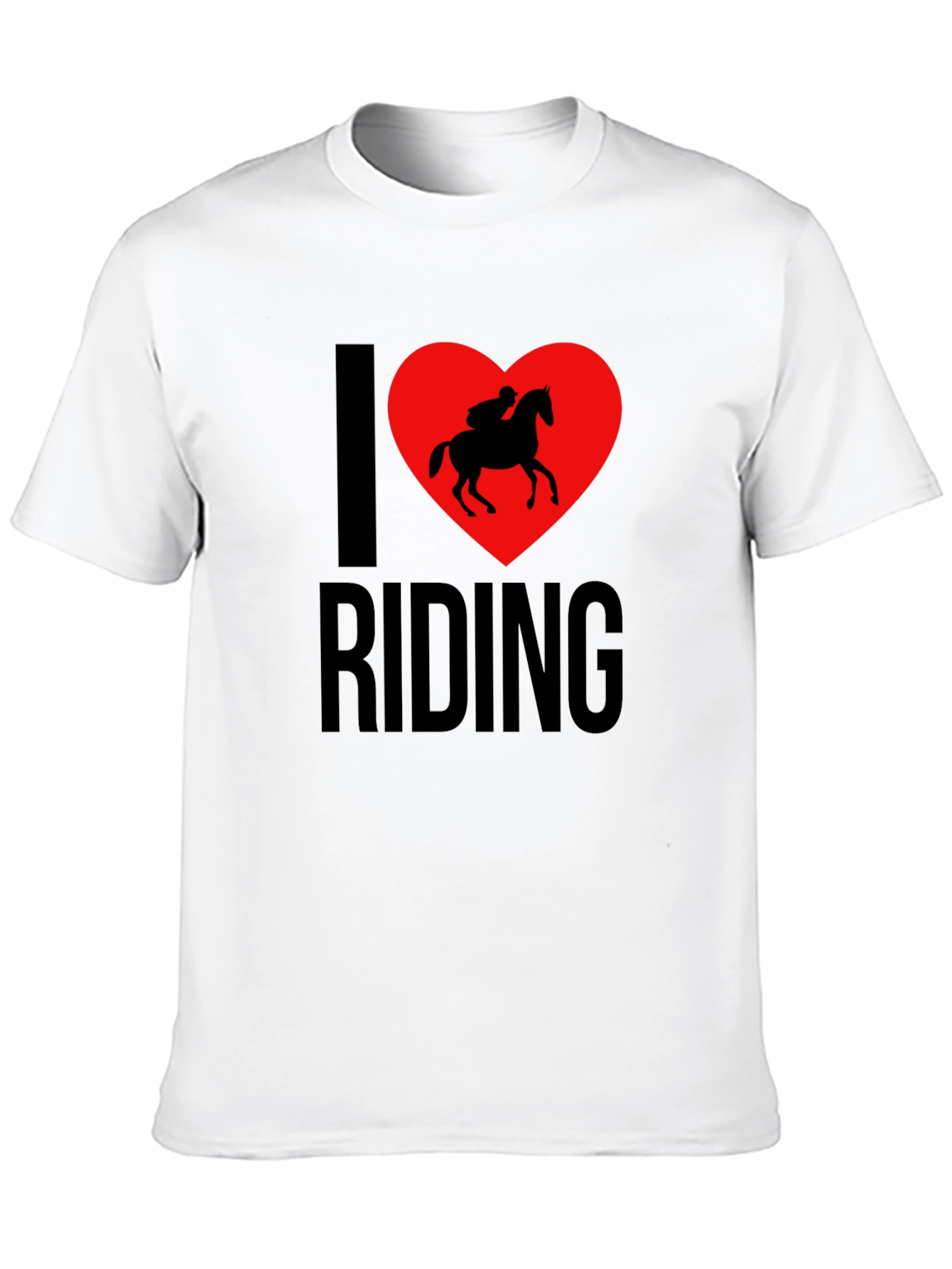 I Love Riding T-Shirt - Horseback Riding Tee