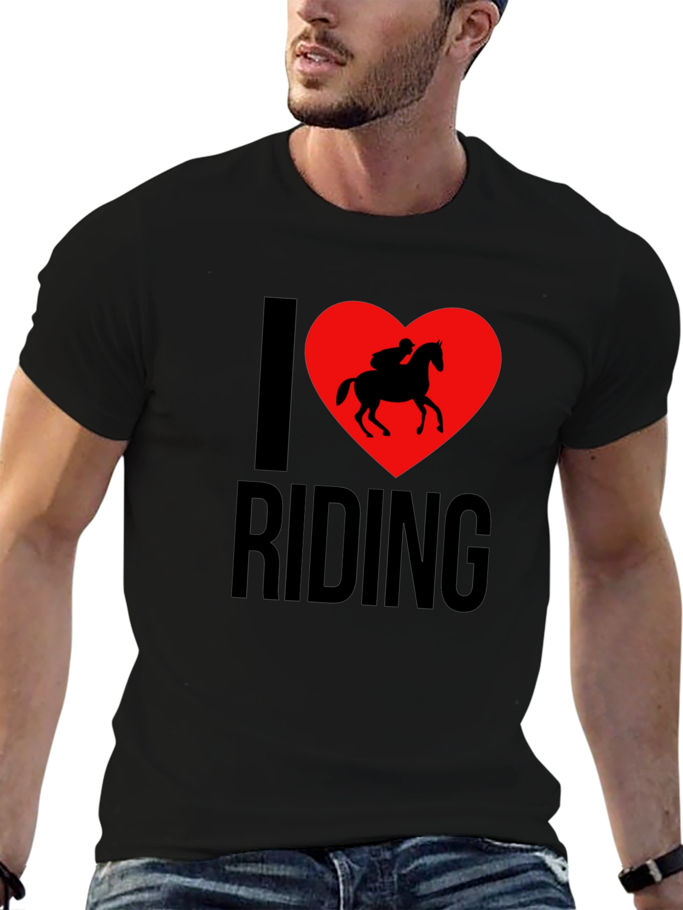 I Love Riding T-Shirt - Horseback Riding Tee