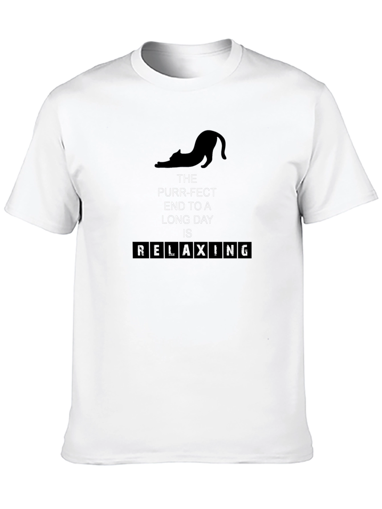 Purr-fect Relaxing Cat T-Shirt