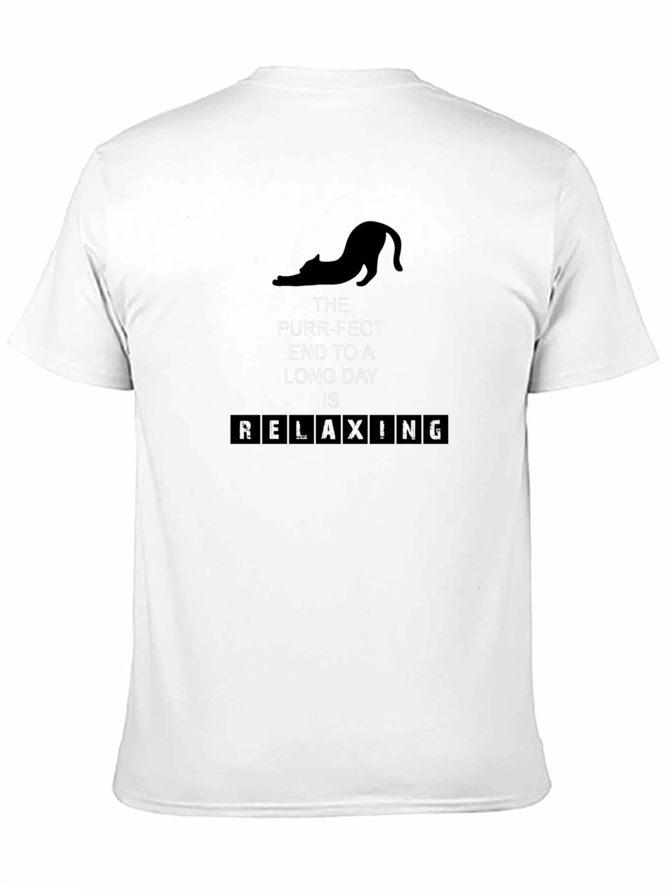 Purr-fect Relaxing Cat T-Shirt
