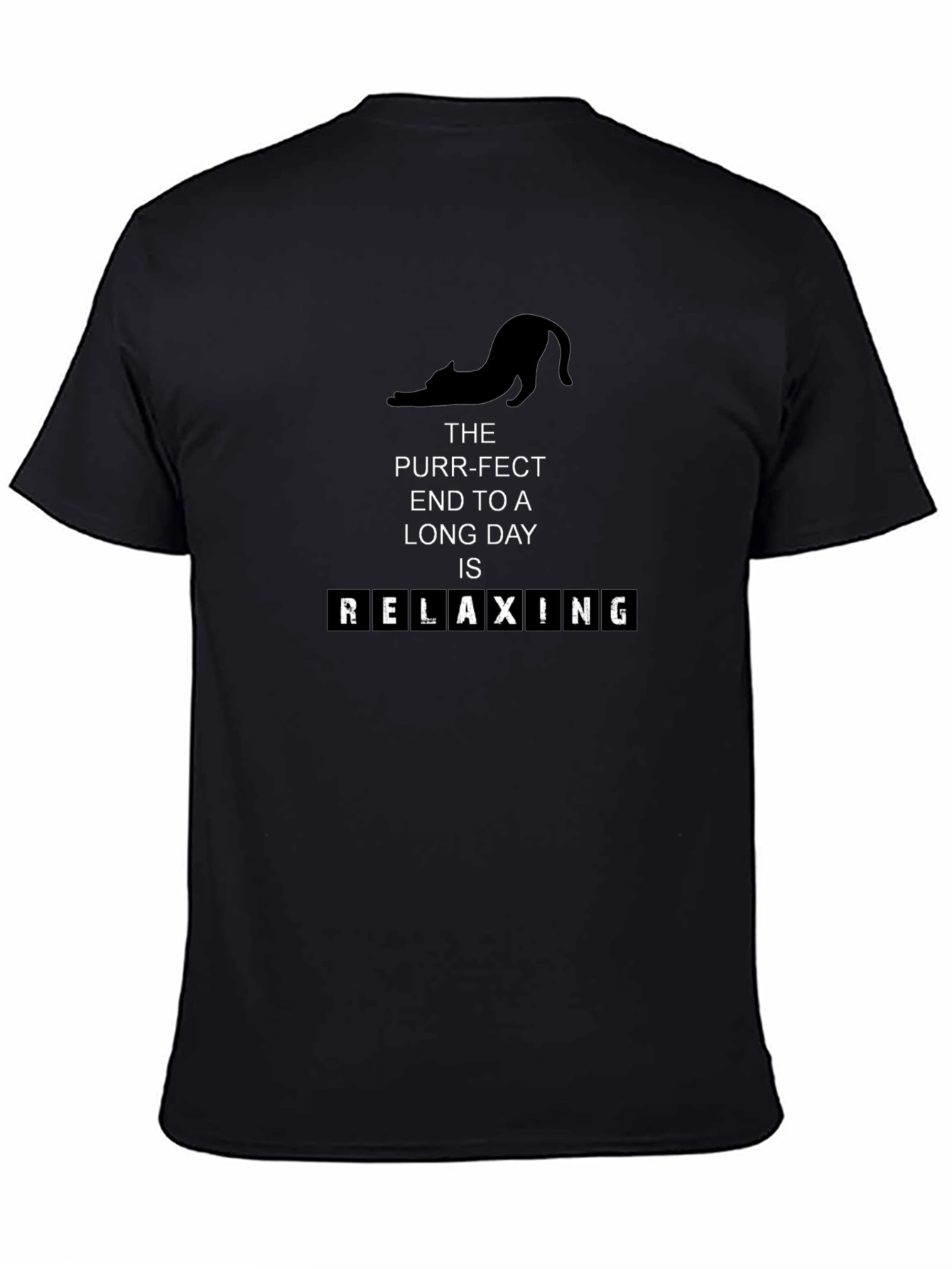 Purr-fect Relaxing Cat T-Shirt