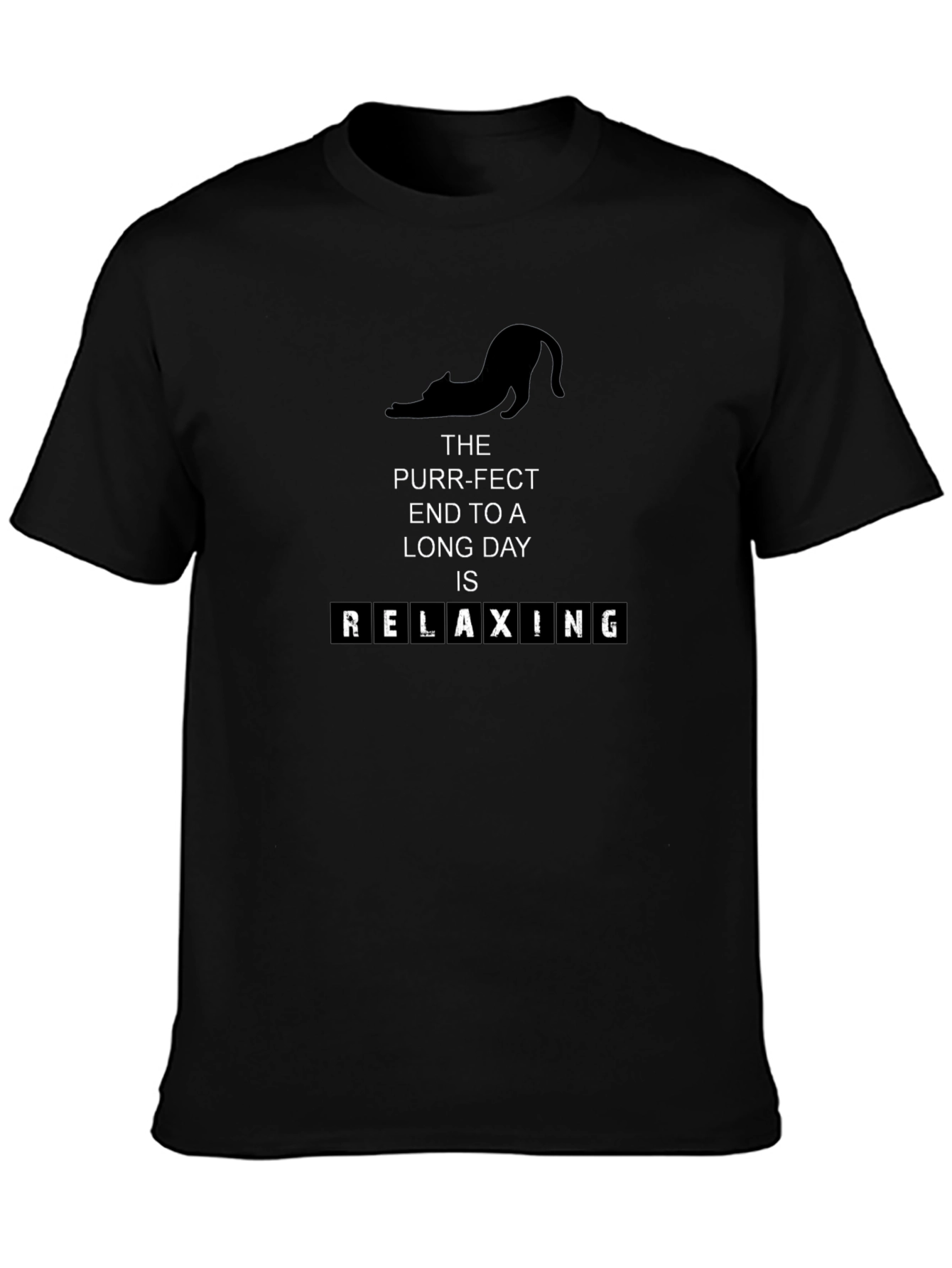 Purr-fect Relaxing Cat T-Shirt