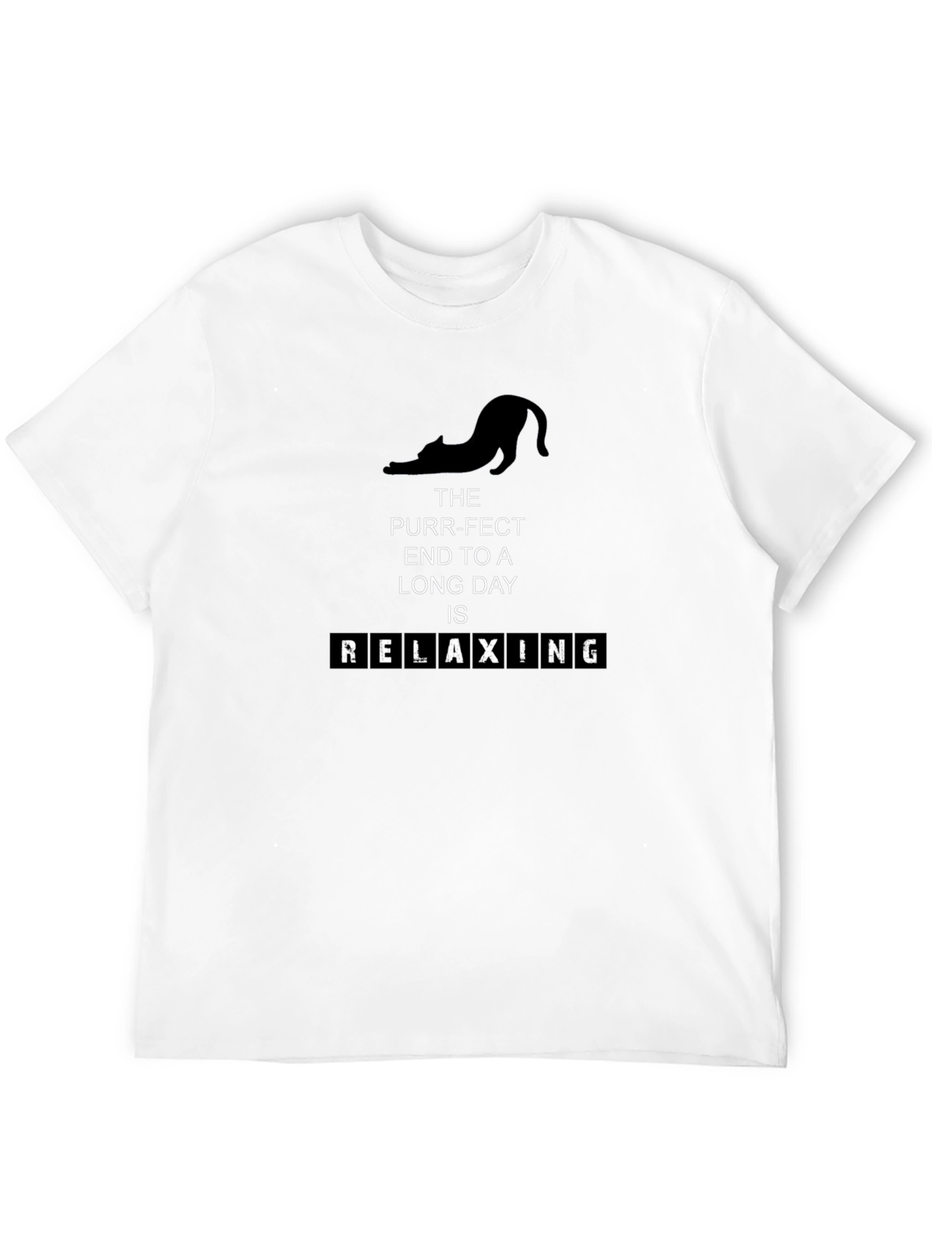 Purr-fect Relaxing Cat T-Shirt