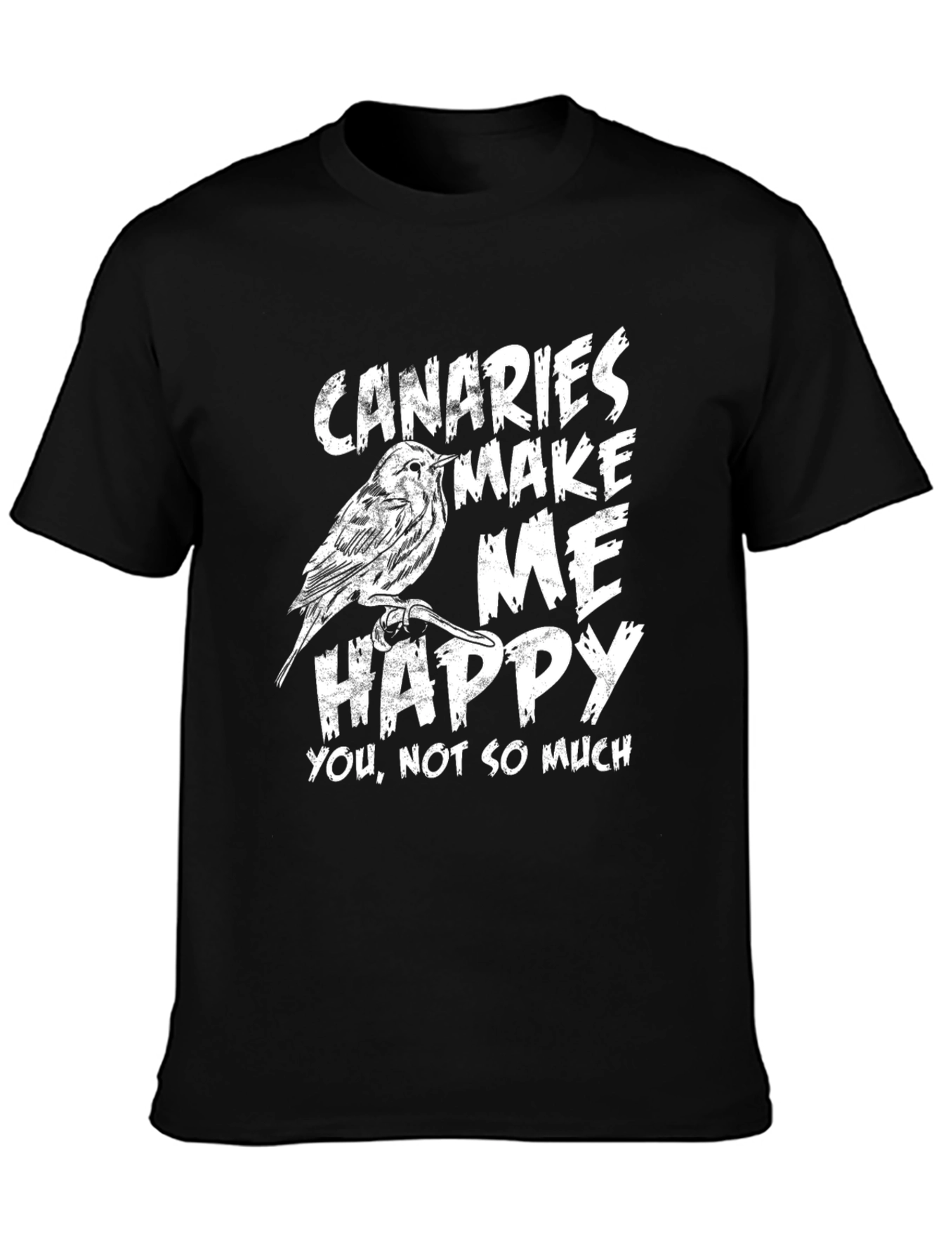 Canaries Make Me Happy Graphic T-Shirt