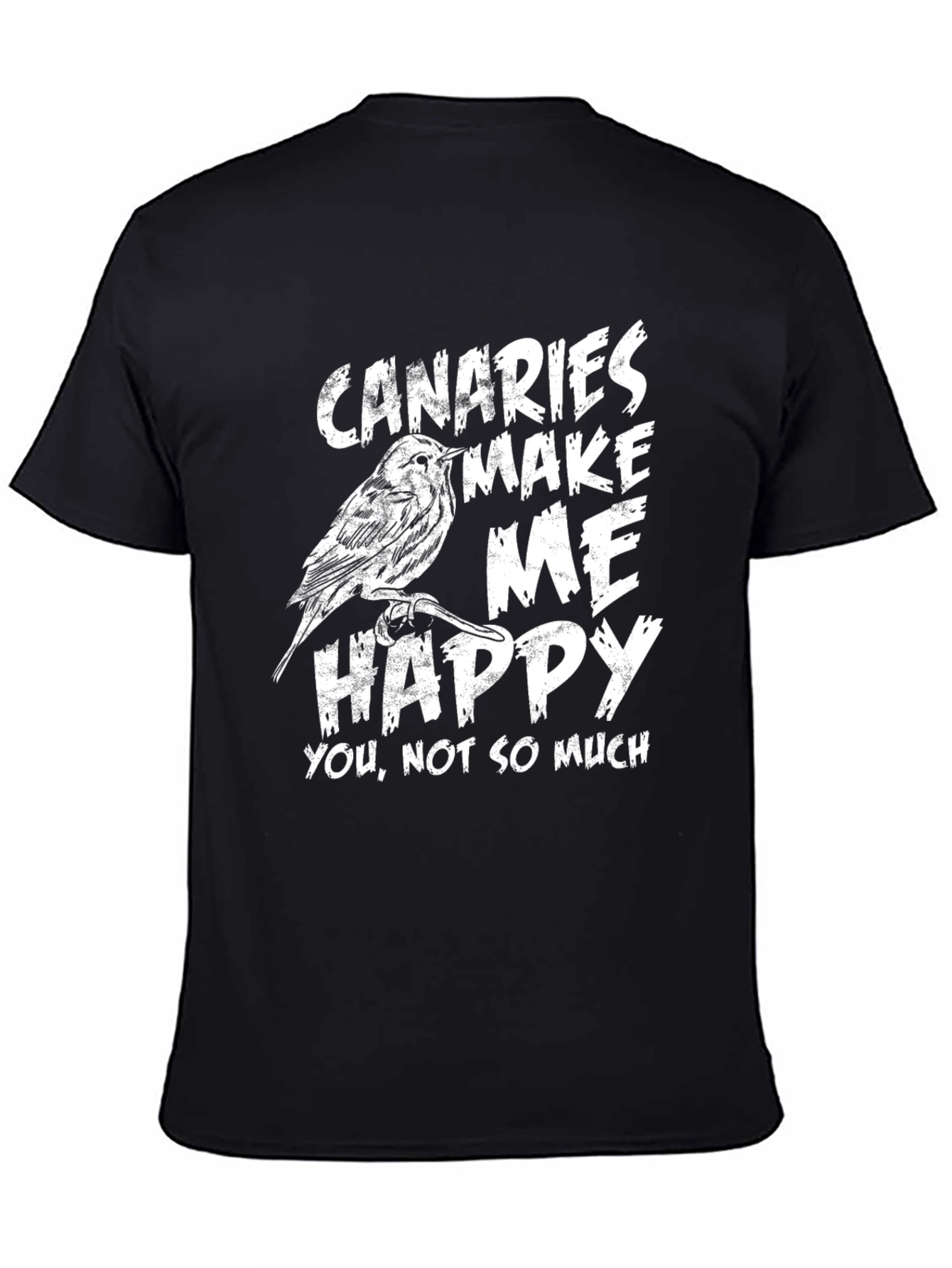 Canaries Make Me Happy Graphic T-Shirt