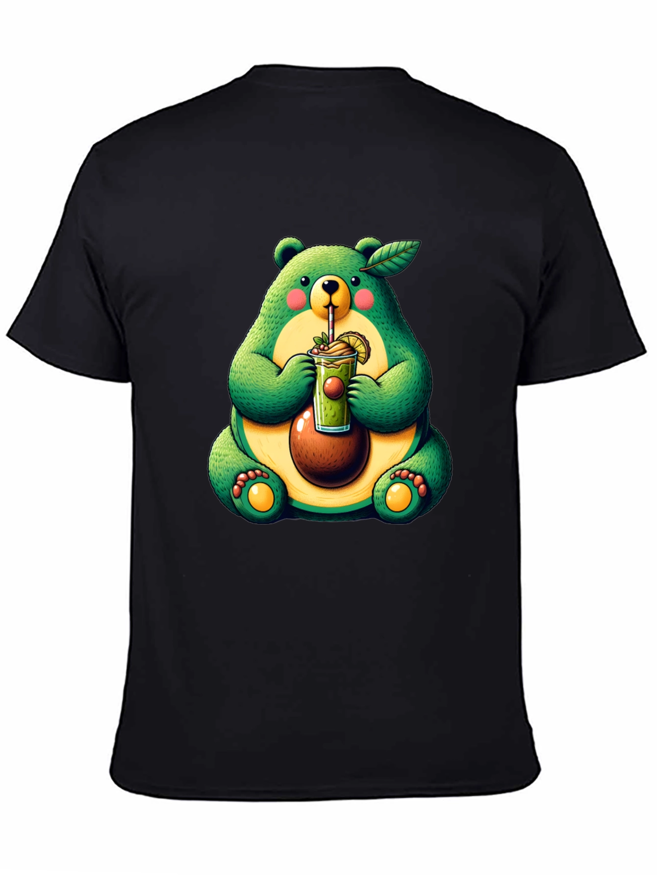 Avocado Bear Graphic Tee - Cute & Unique!