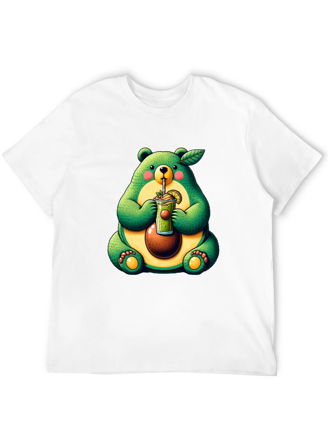 Avocado Bear Graphic Tee - Cute & Unique!