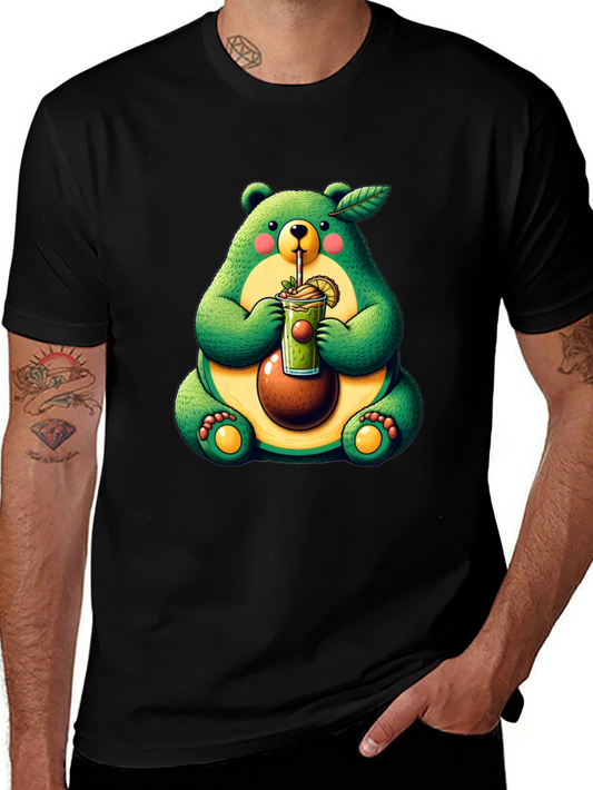 Avocado Bear Graphic Tee - Cute & Unique!